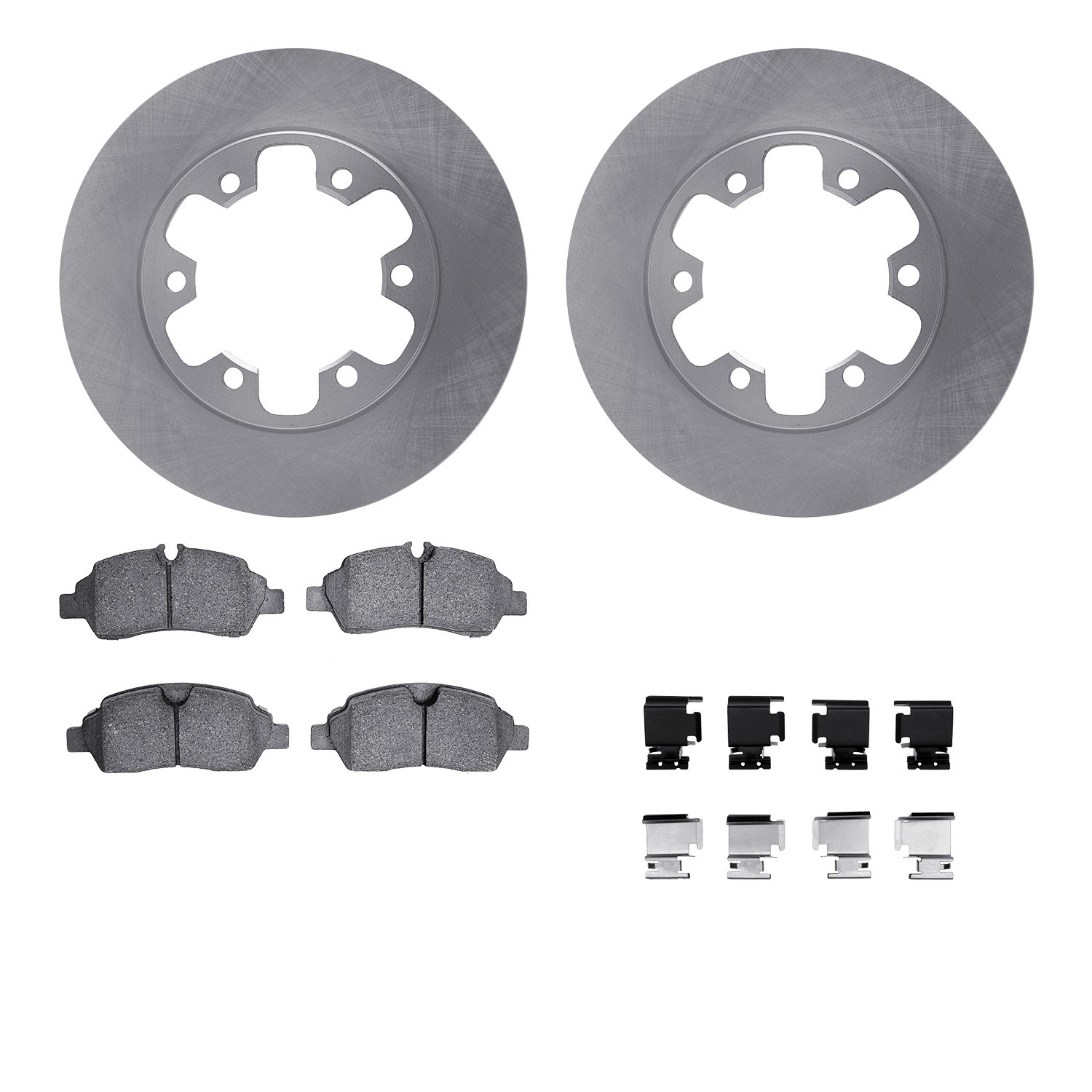 DFC Brake Rotor- HD Brake Pad - Hardware