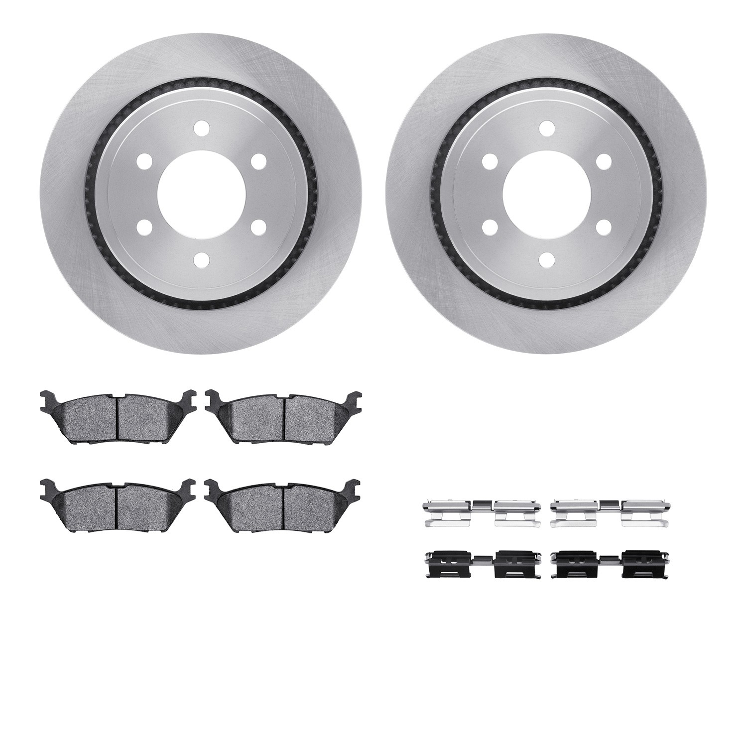 DFC Brake Rotor- HD Brake Pad - Hardware