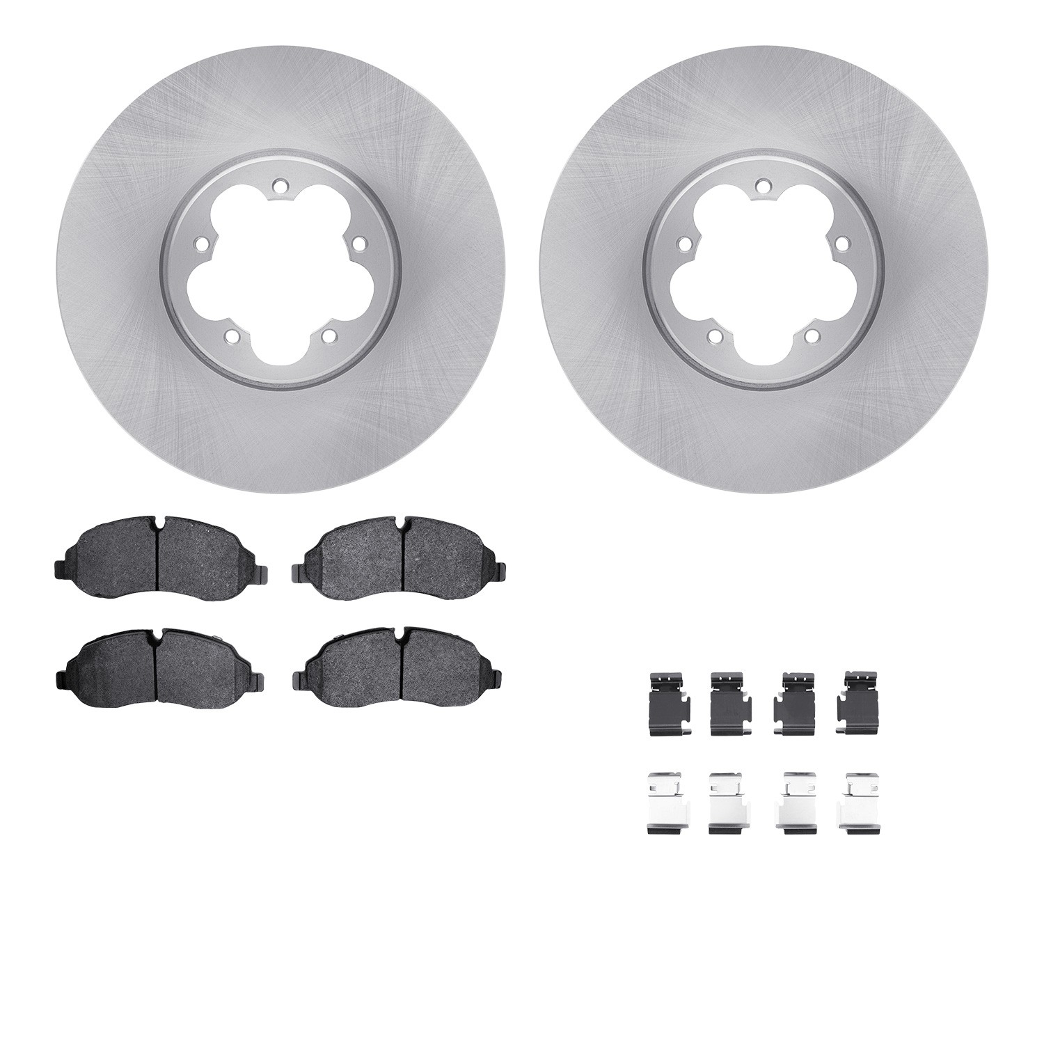 DFC Brake Rotor- HD Brake Pad - Hardware