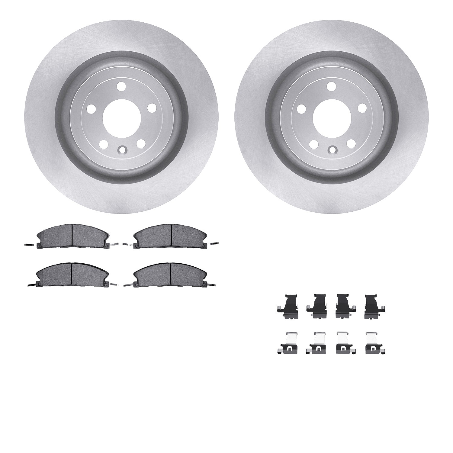DFC Brake Rotor- HD Brake Pad - Hardware