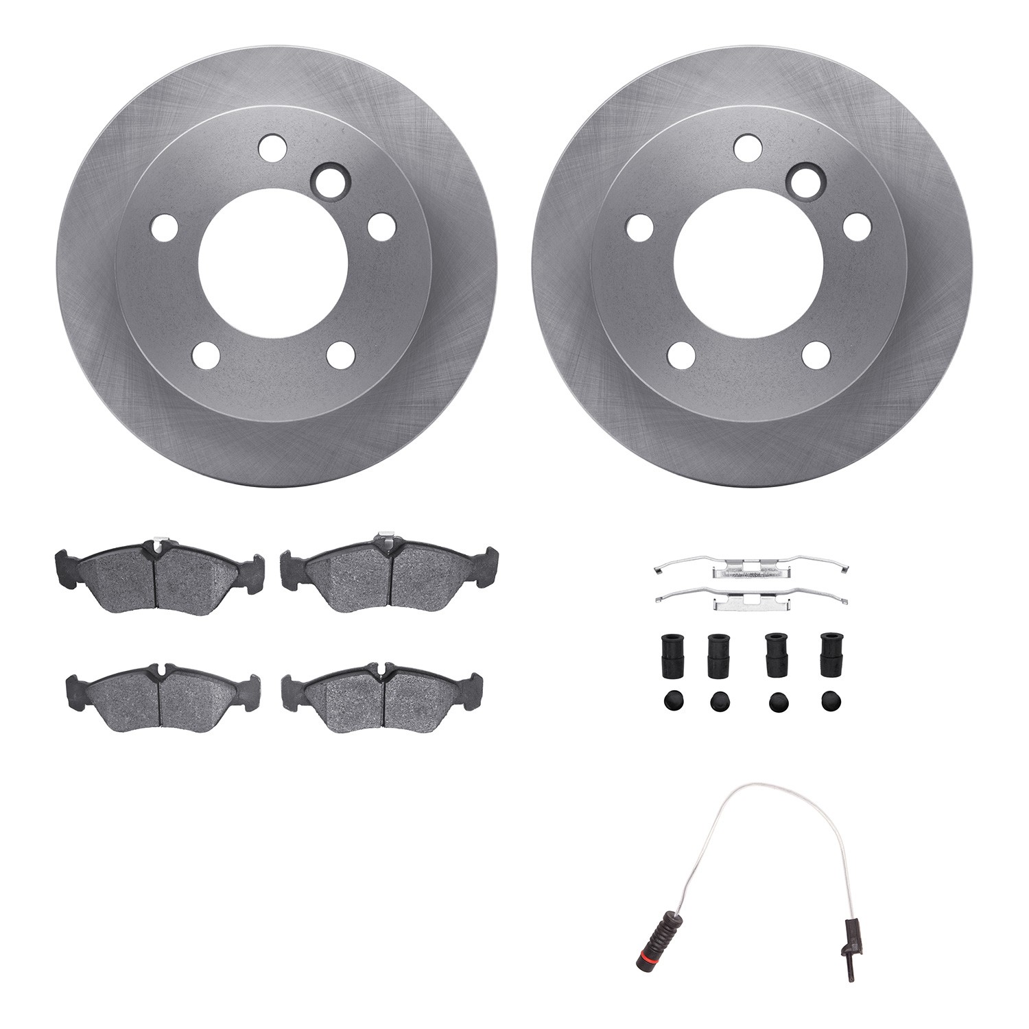 DFC Brake Rotor- HD Brake Pad - Hardware and Sensor