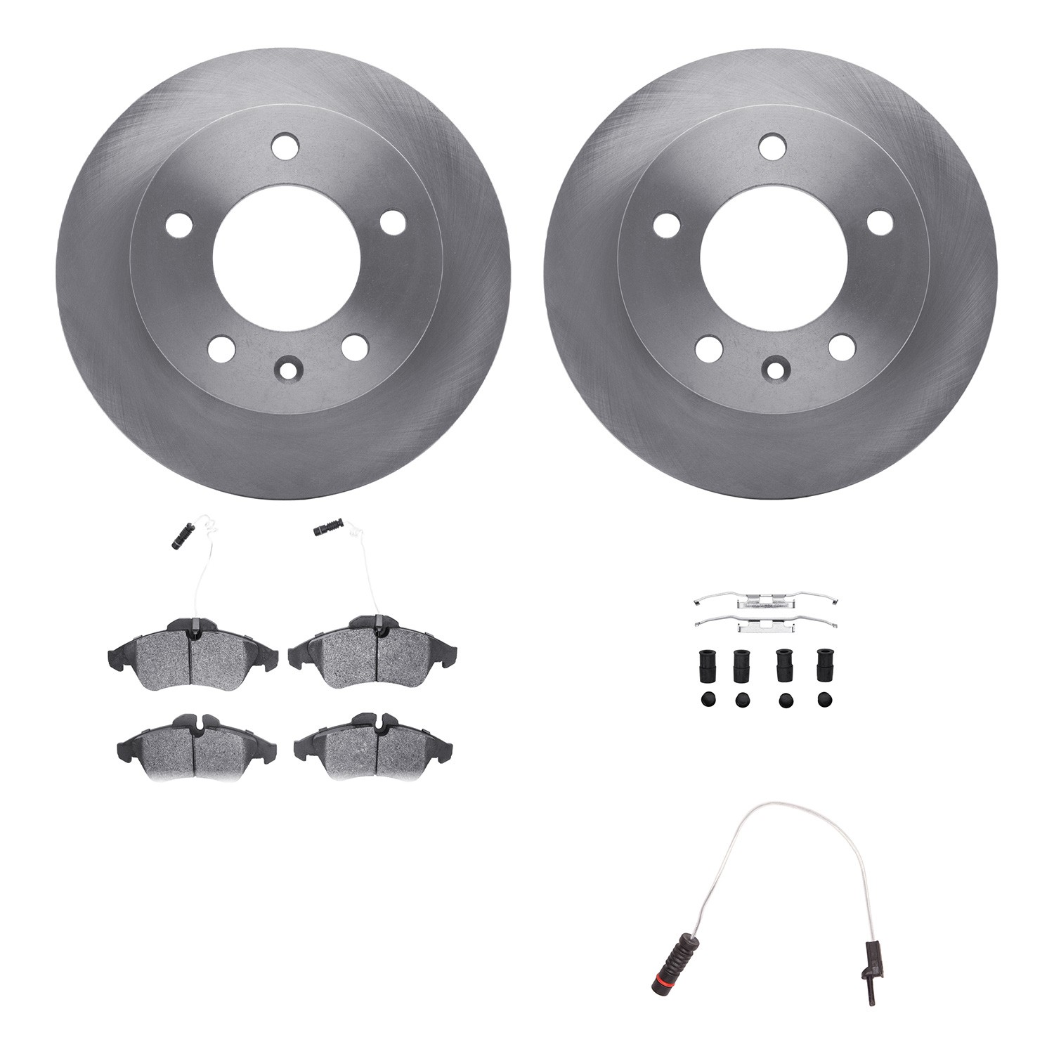 DFC Brake Rotor- HD Brake Pad - Hardware and Sensor
