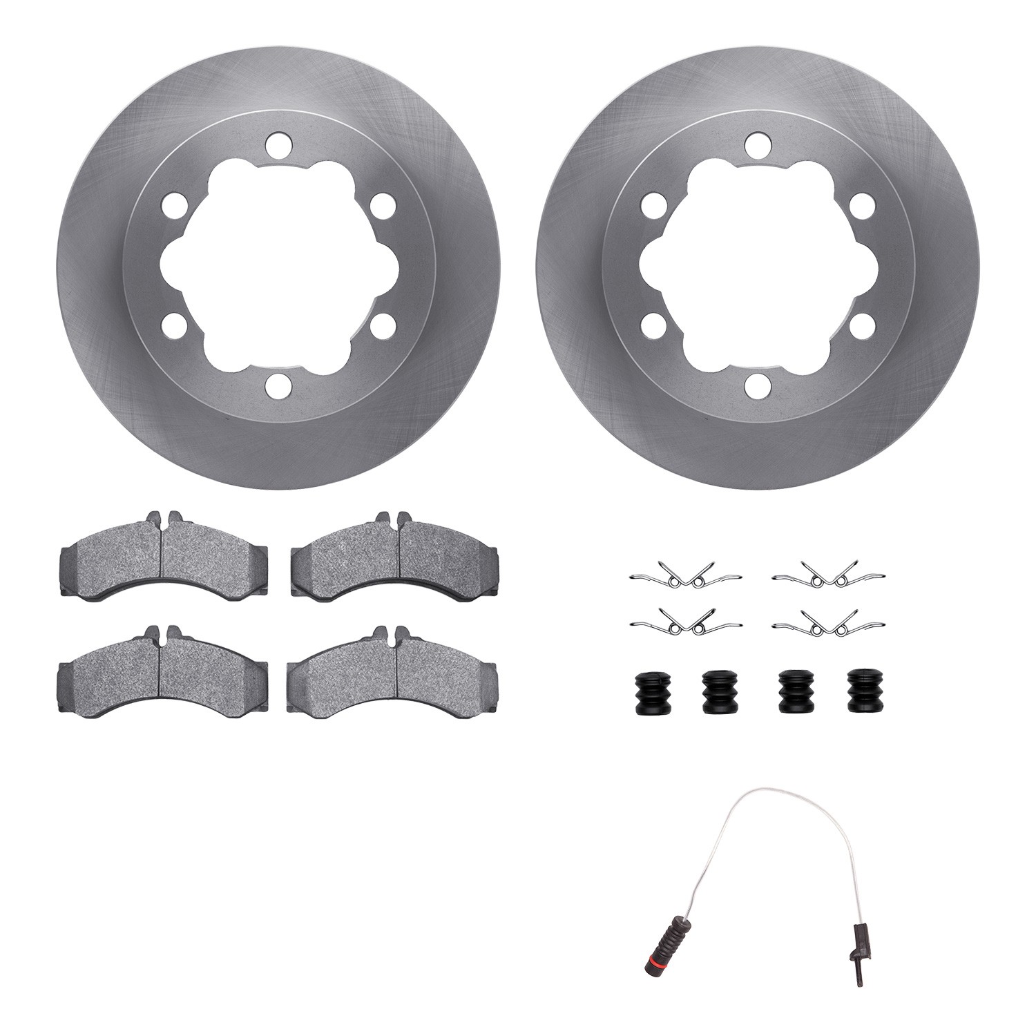 DFC Brake Rotor- HD Brake Pad - Hardware and Sensor