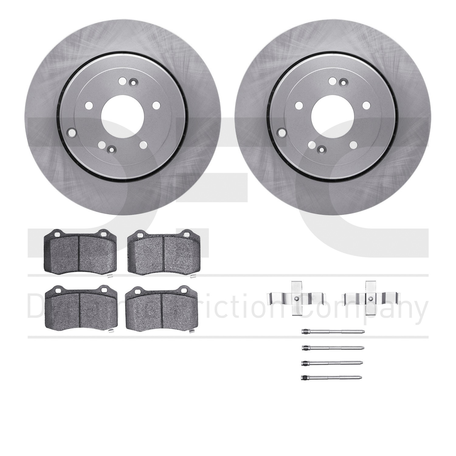 DFC Brake Rotor- HD Brake Pad - Hardware