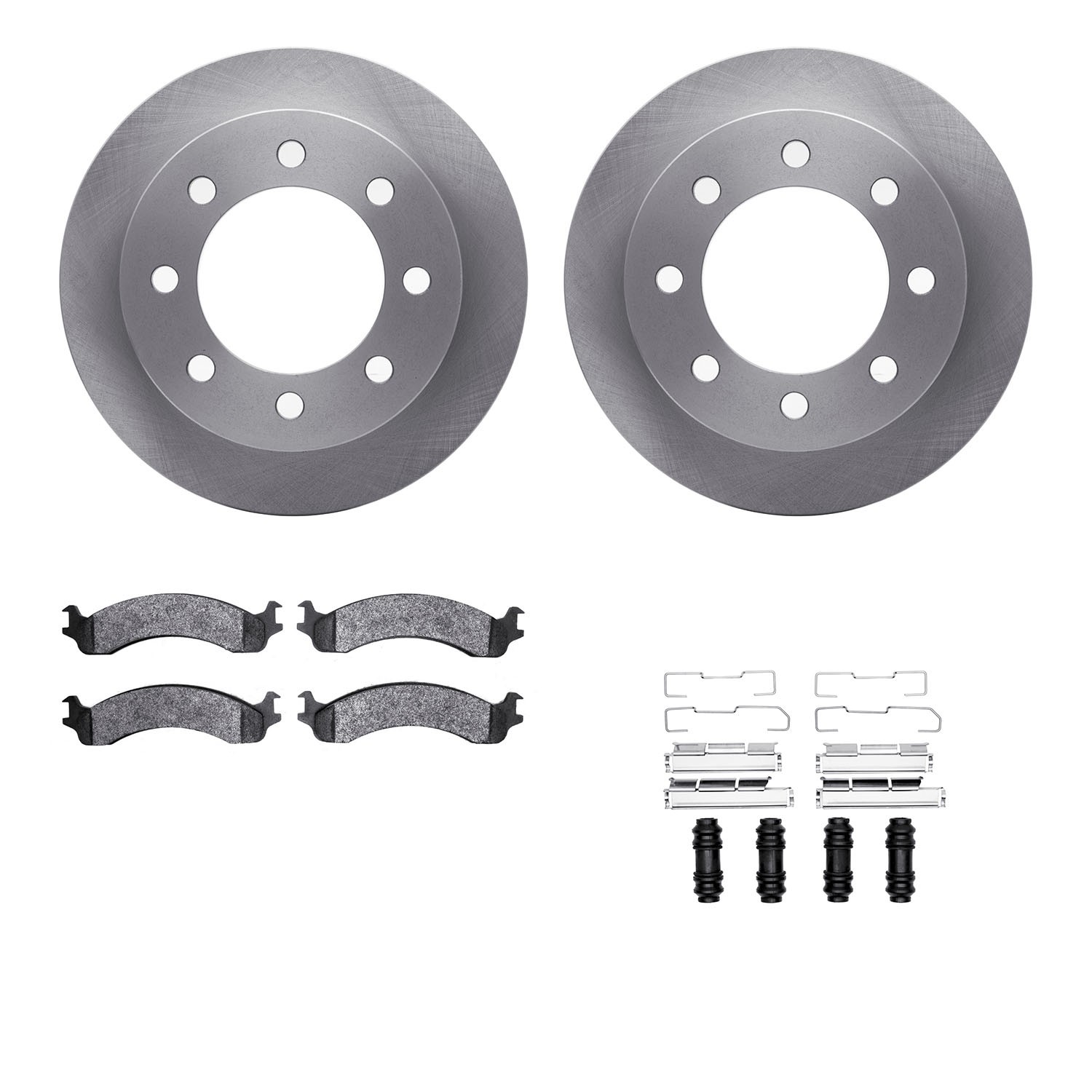 DFC Brake Rotor- HD Brake Pad - Hardware