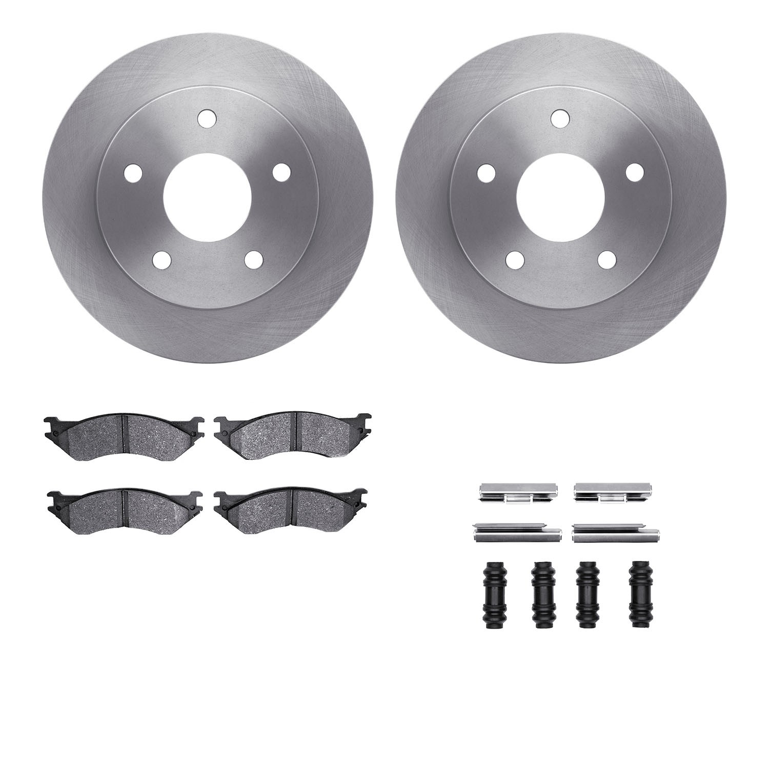 DFC Brake Rotor- HD Brake Pad - Hardware