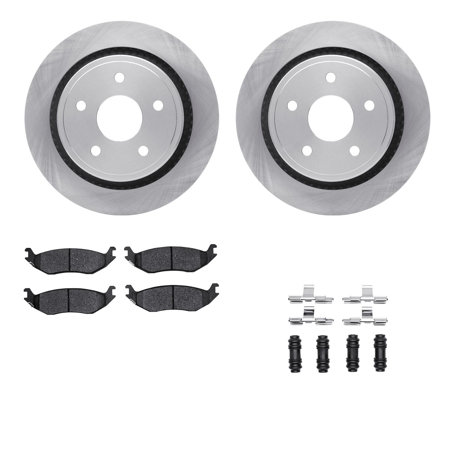 DFC Brake Rotor- HD Brake Pad - Hardware