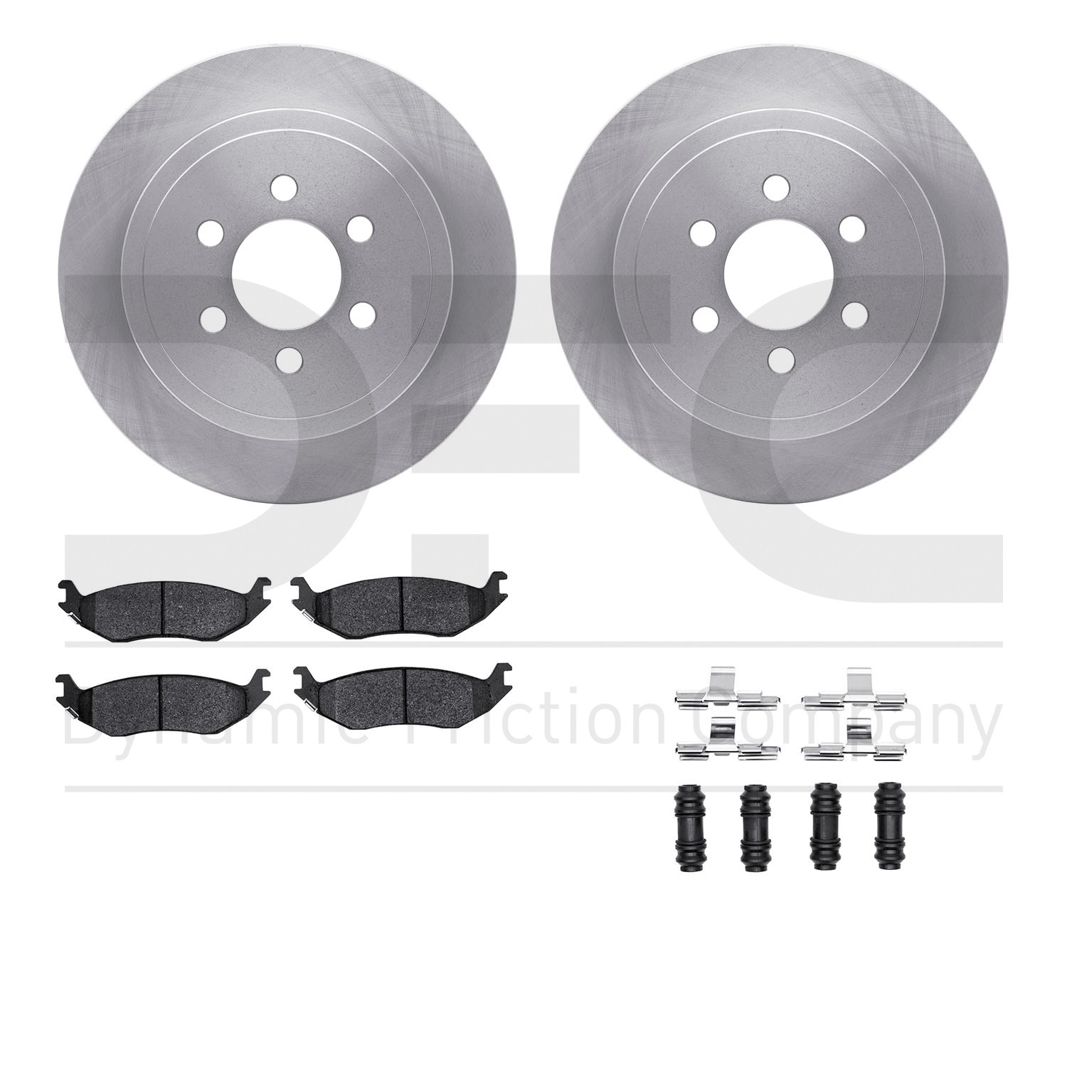 DFC Brake Rotor- HD Brake Pad - Hardware