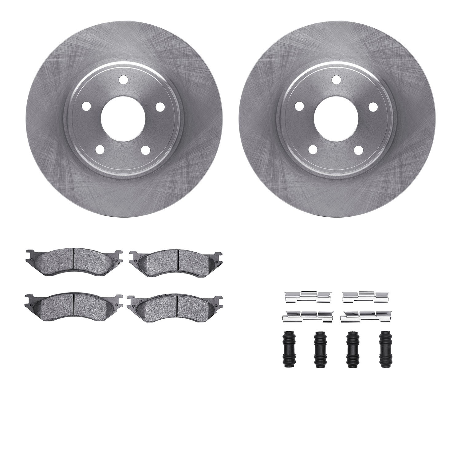 DFC Brake Rotor- HD Brake Pad - Hardware
