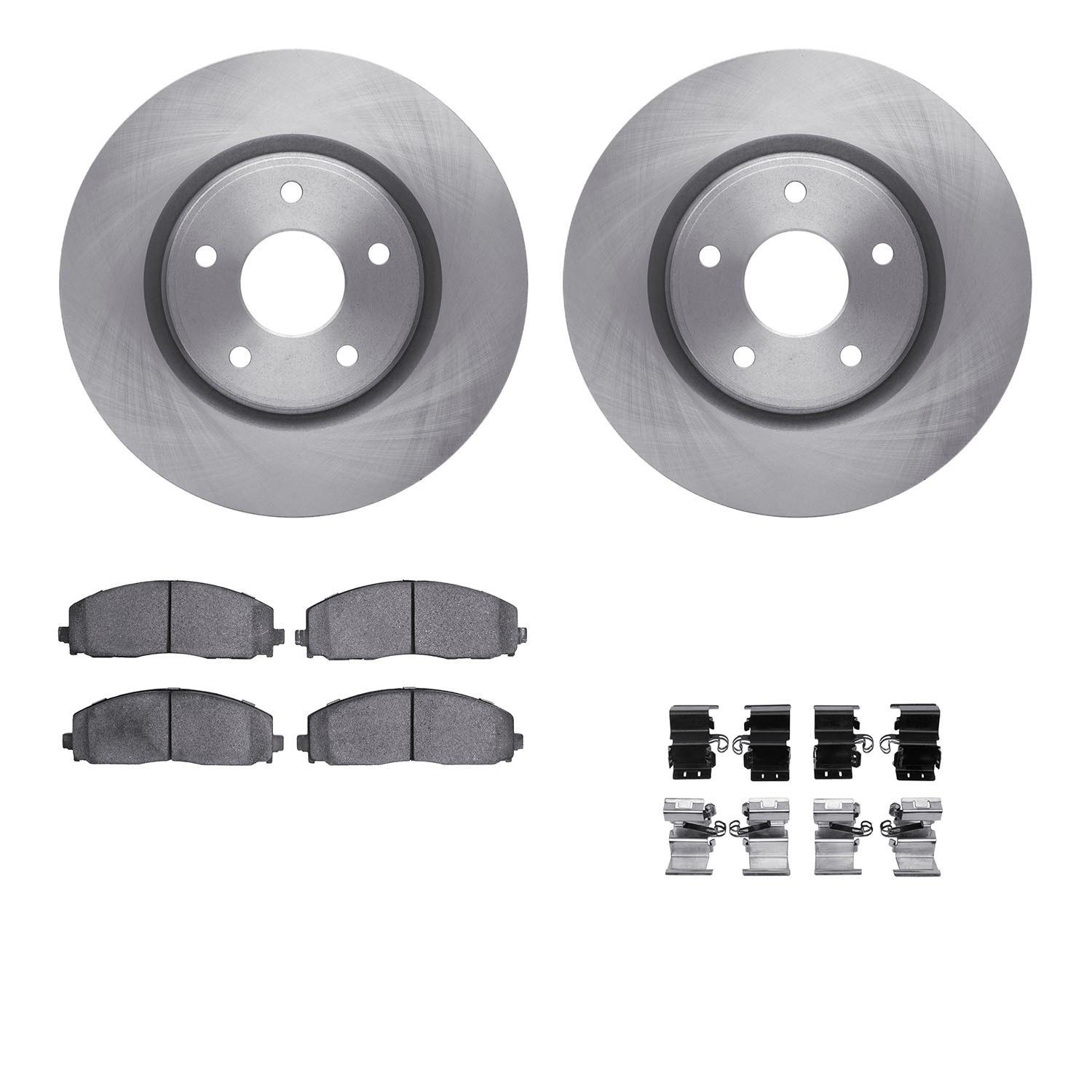 DFC Brake Rotor- HD Brake Pad - Hardware