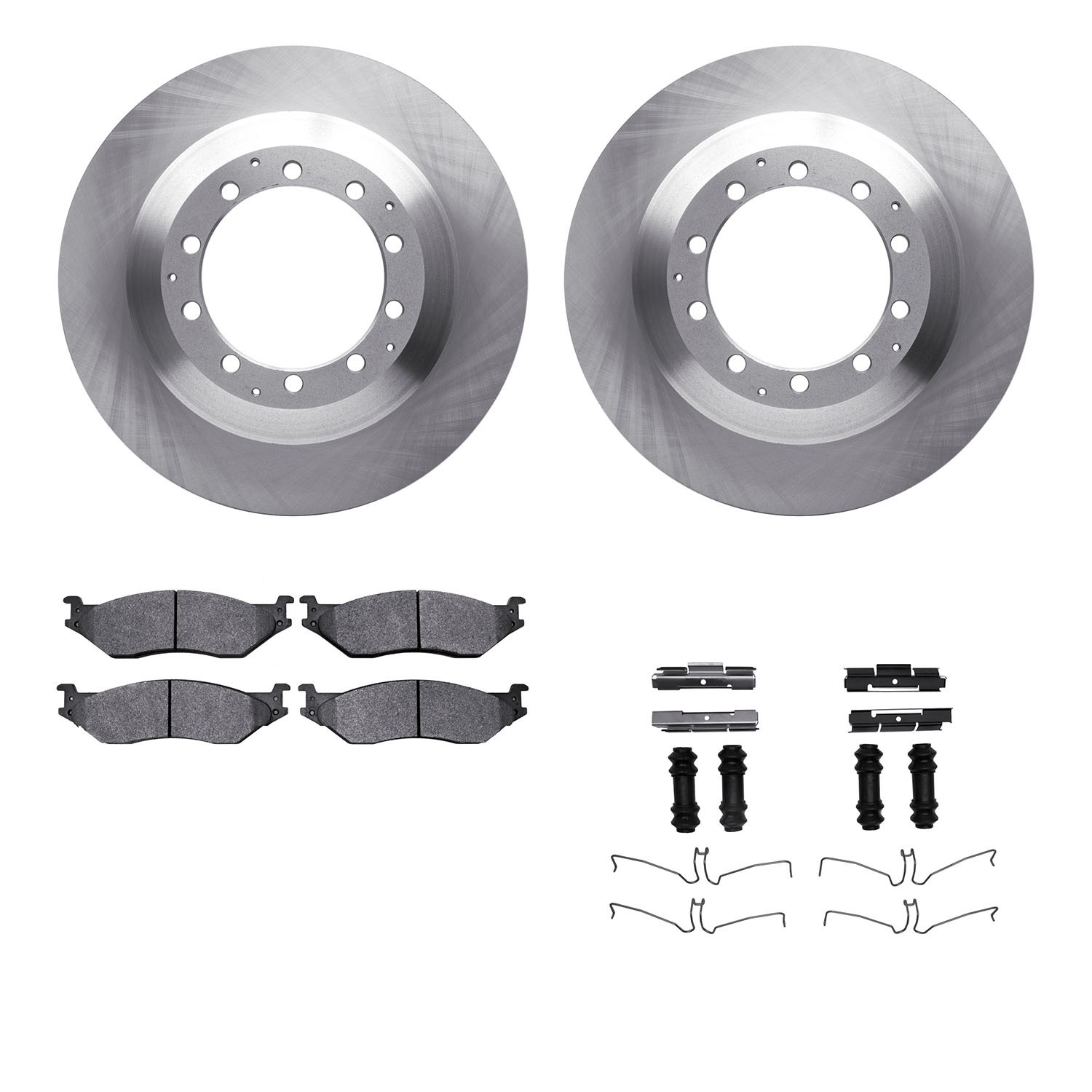 DFC Brake Rotor- HD Brake Pad - Hardware