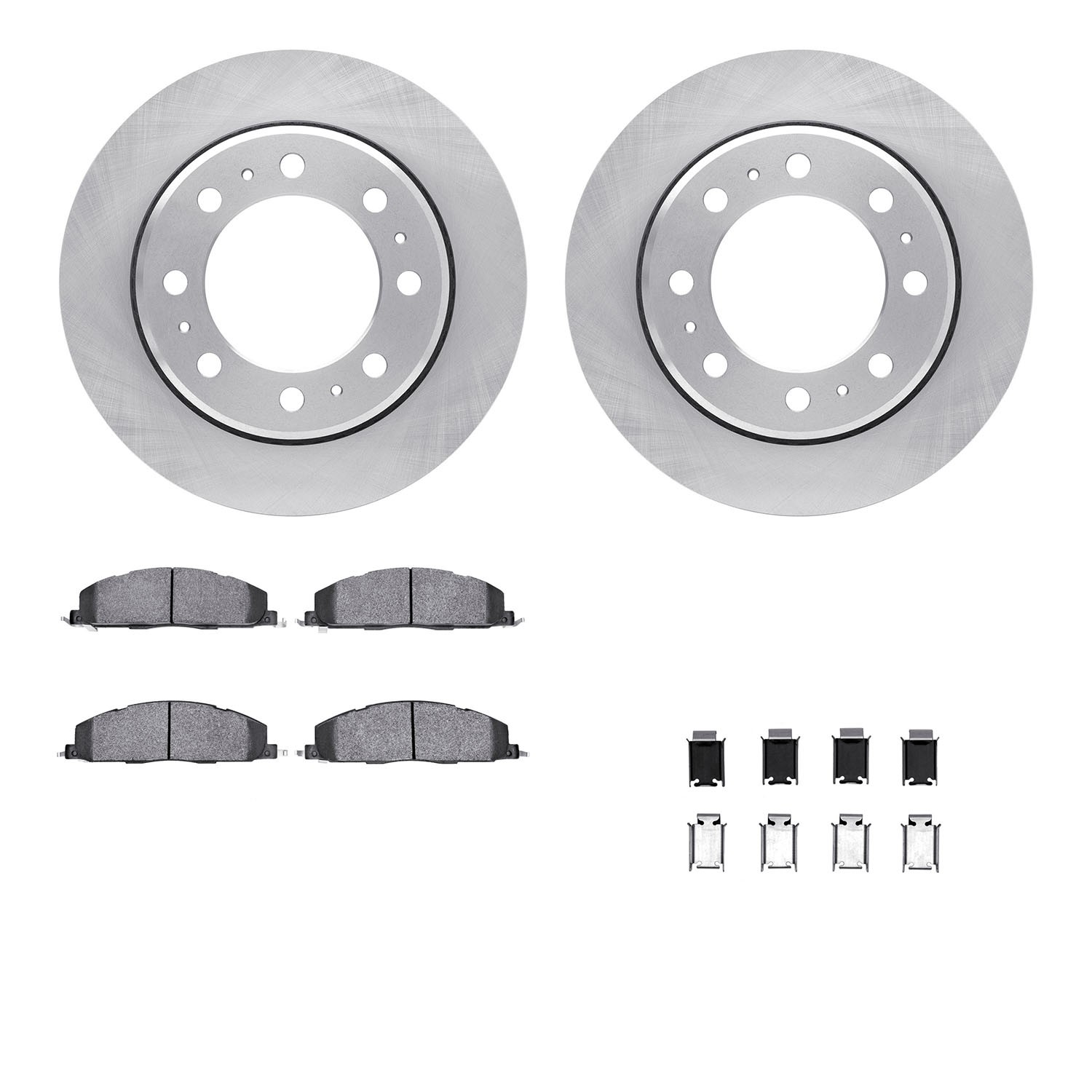 DFC Brake Rotor- HD Brake Pad - Hardware