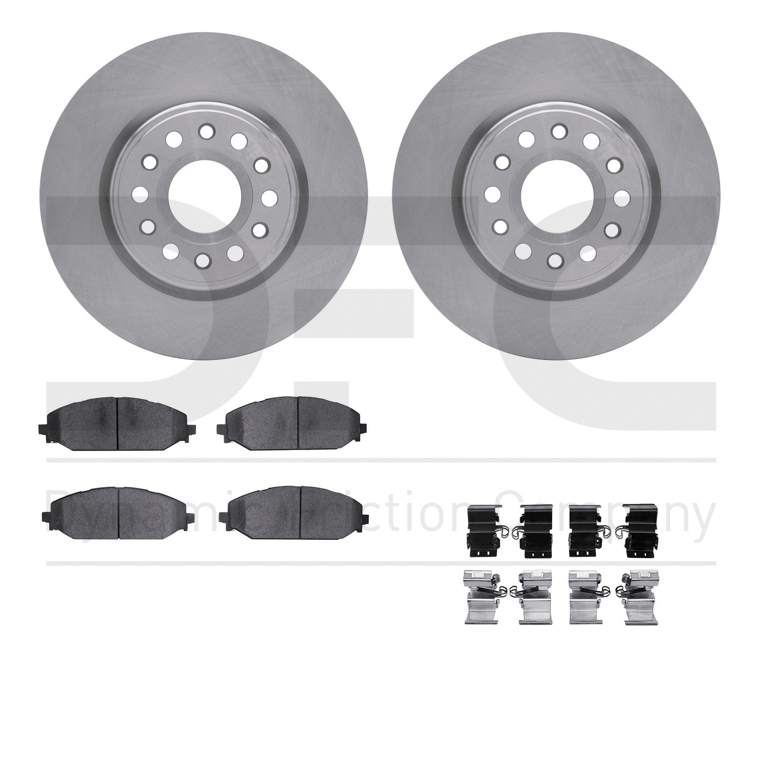 DFC Brake Rotor- HD Brake Pad - Hardware