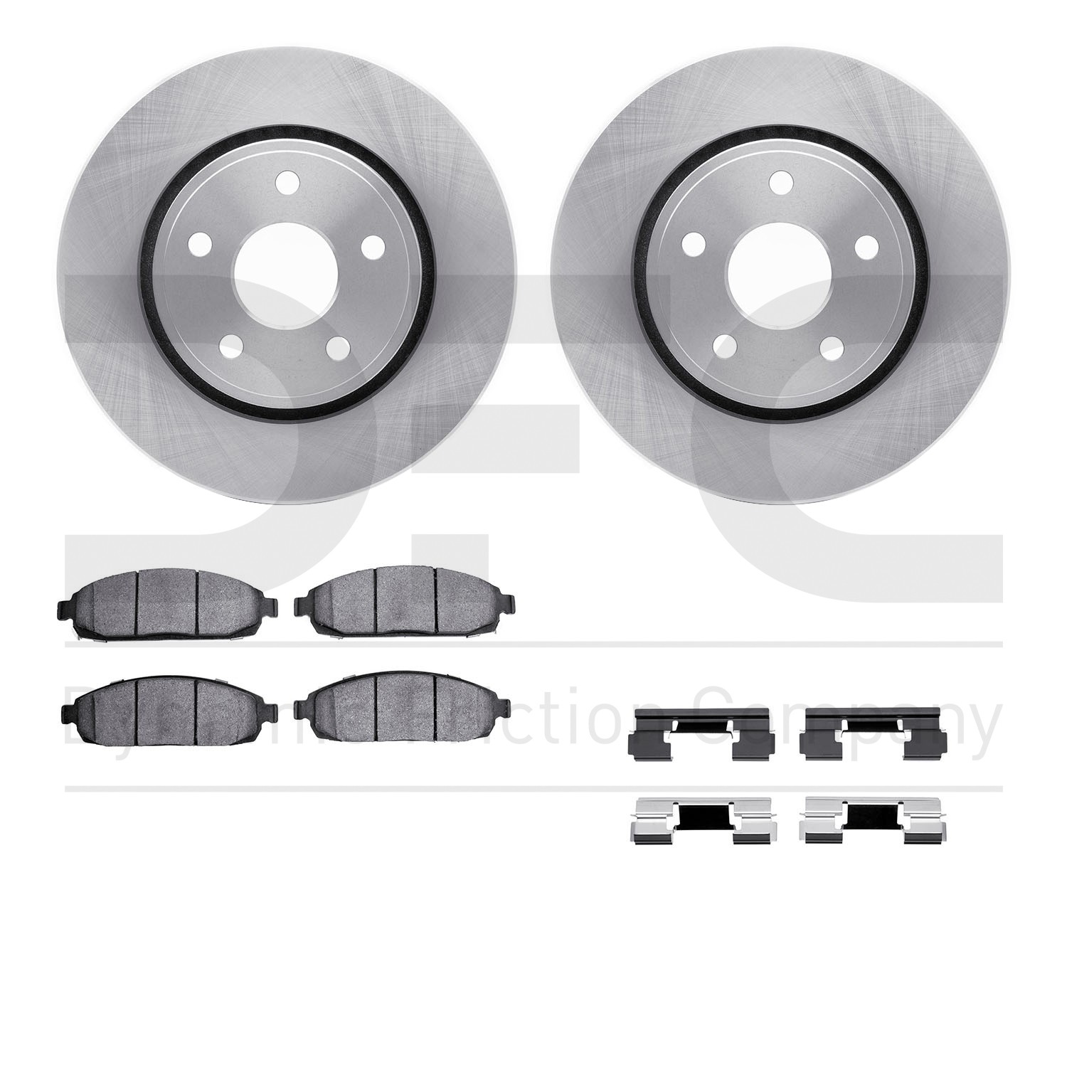 DFC Brake Rotor- HD Brake Pad - Hardware
