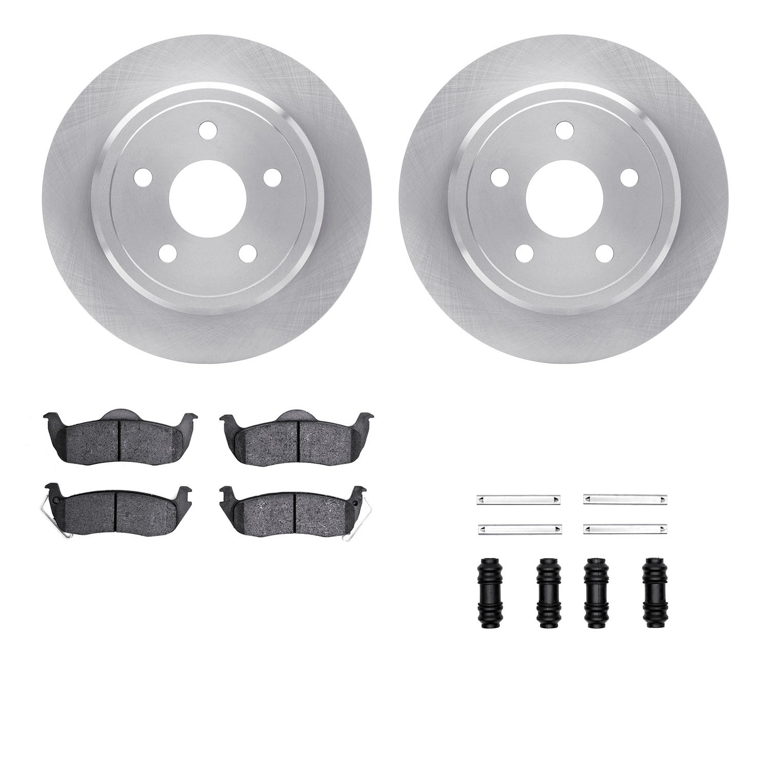 DFC Brake Rotor- HD Brake Pad - Hardware
