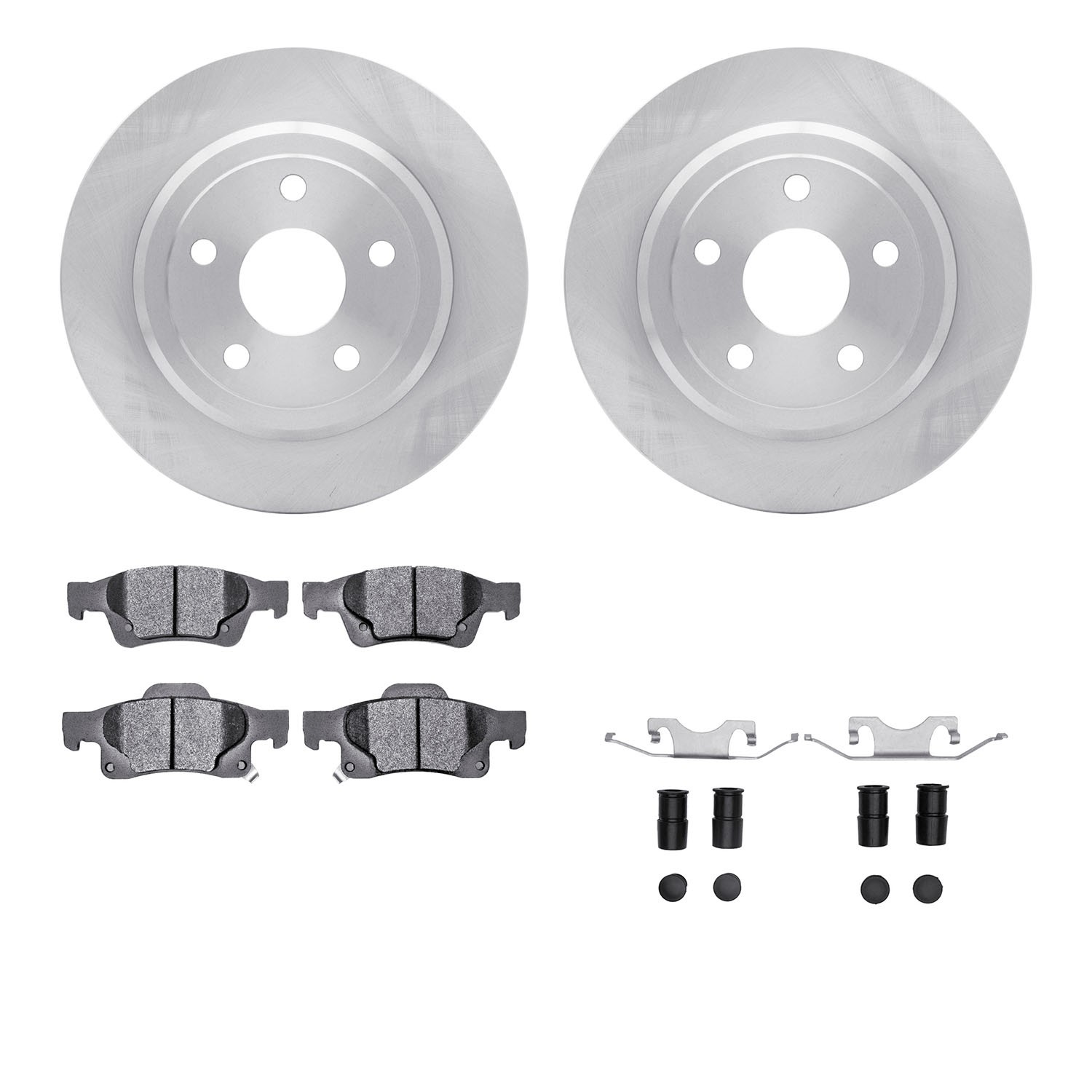 DFC Brake Rotor- HD Brake Pad - Hardware