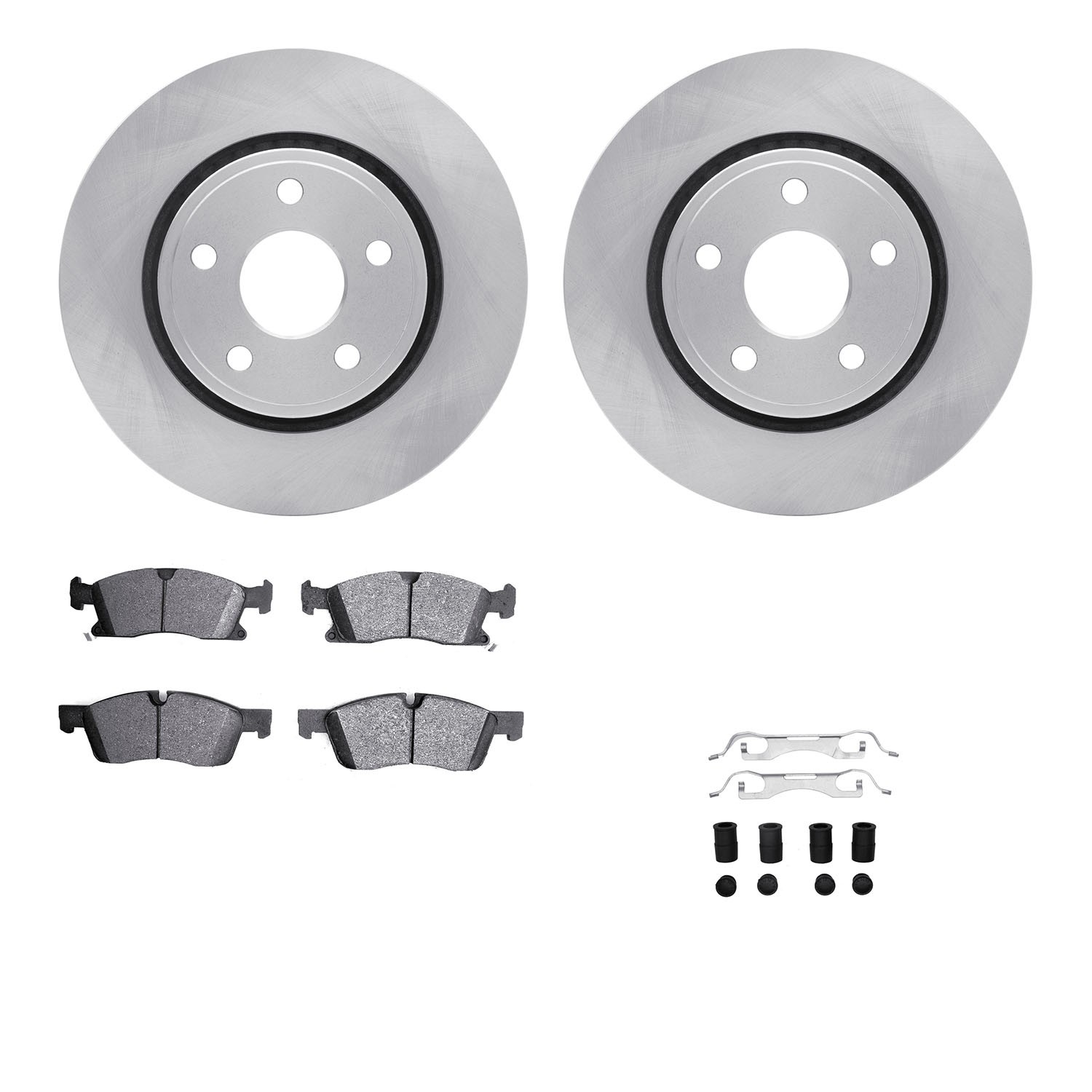 DFC Brake Rotor- HD Brake Pad - Hardware