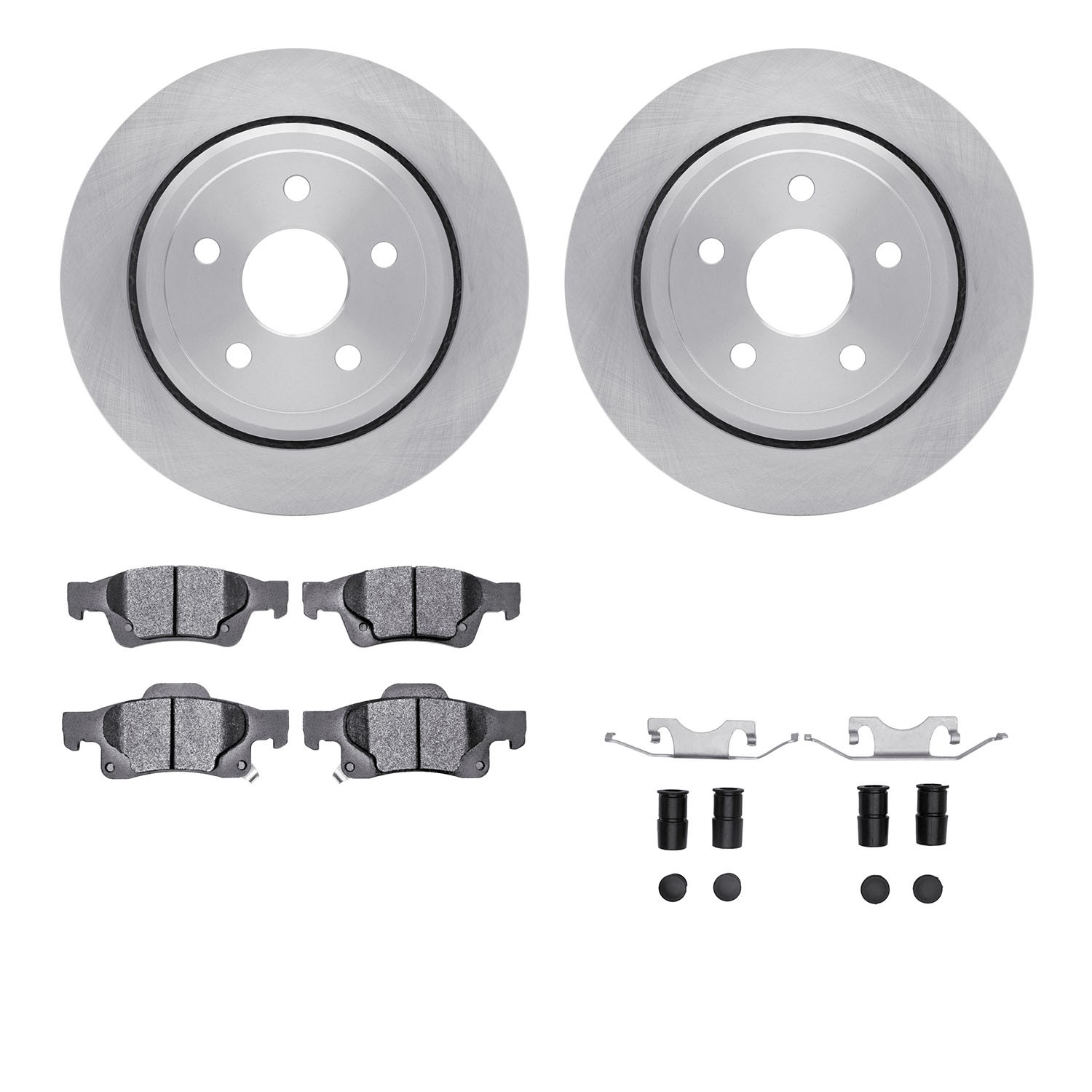 DFC Brake Rotor- HD Brake Pad - Hardware
