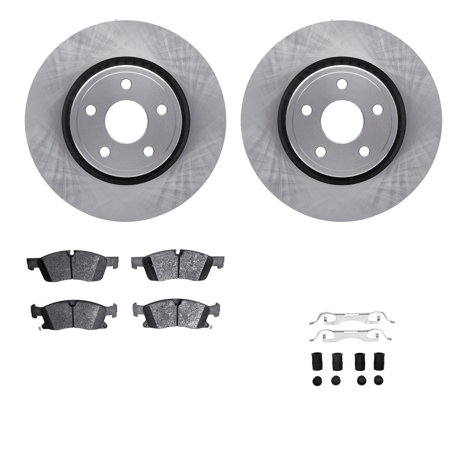 DFC Brake Rotor- HD Brake Pad - Hardware