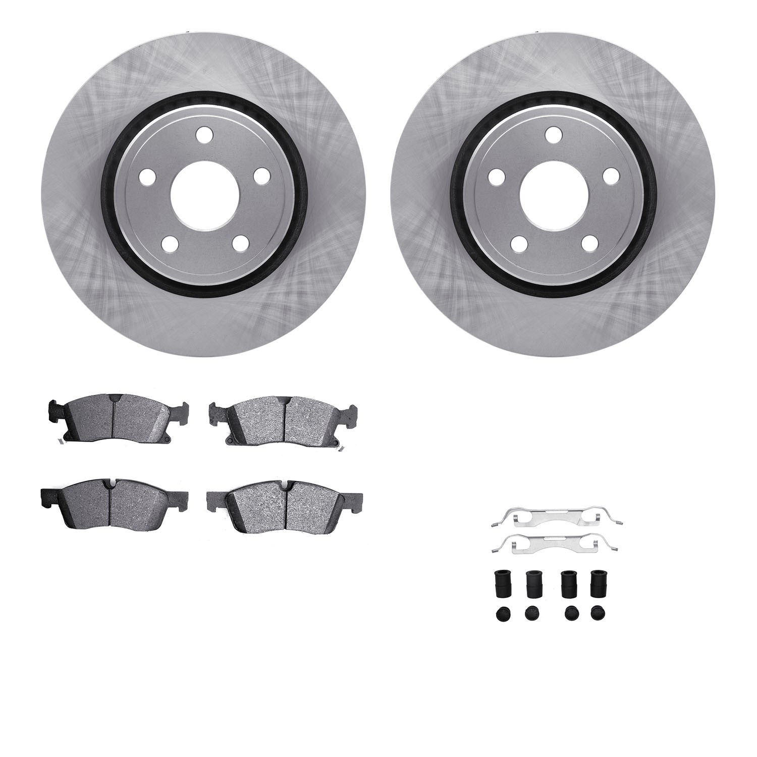 DFC Brake Rotor- HD Brake Pad - Hardware