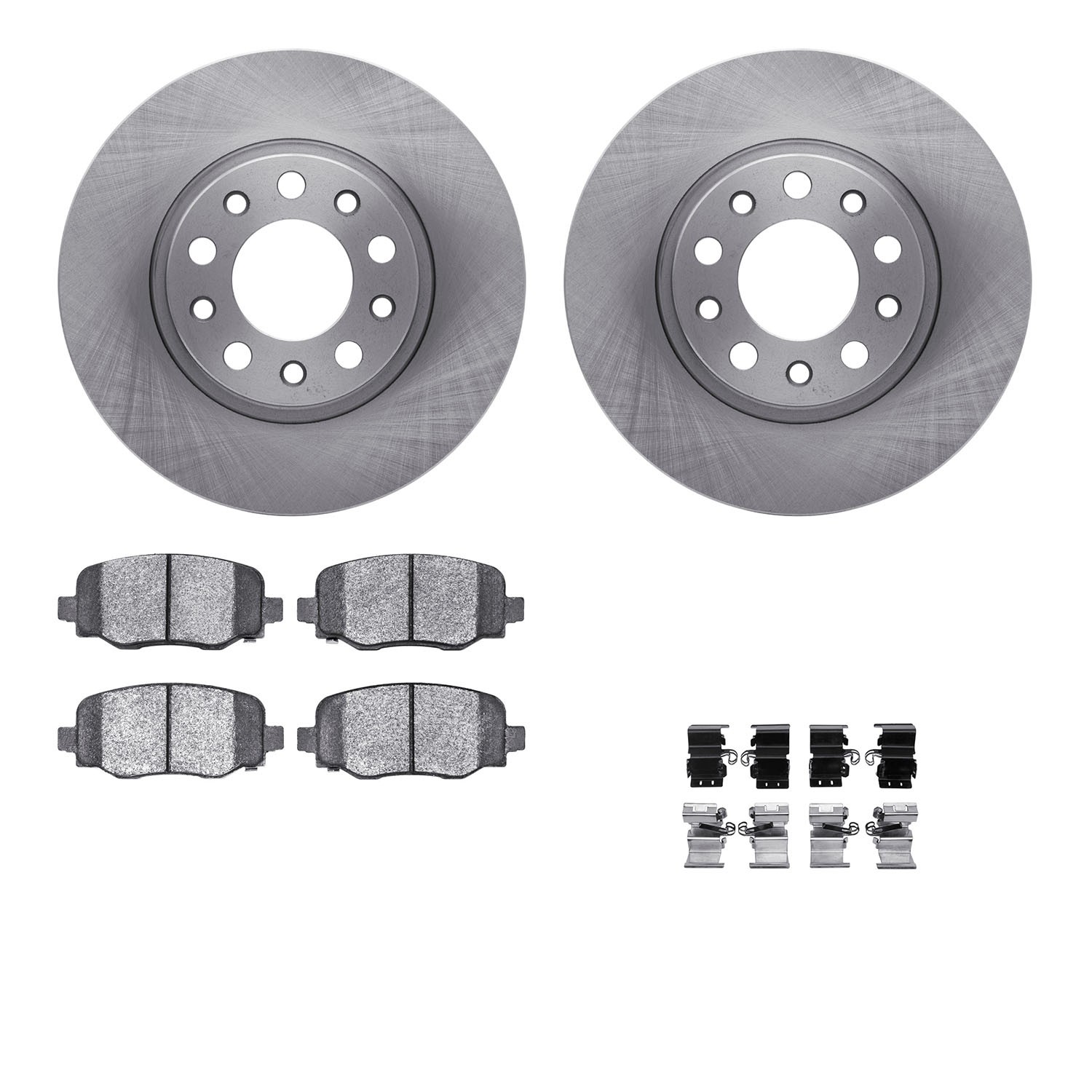DFC Brake Rotor- HD Brake Pad - Hardware