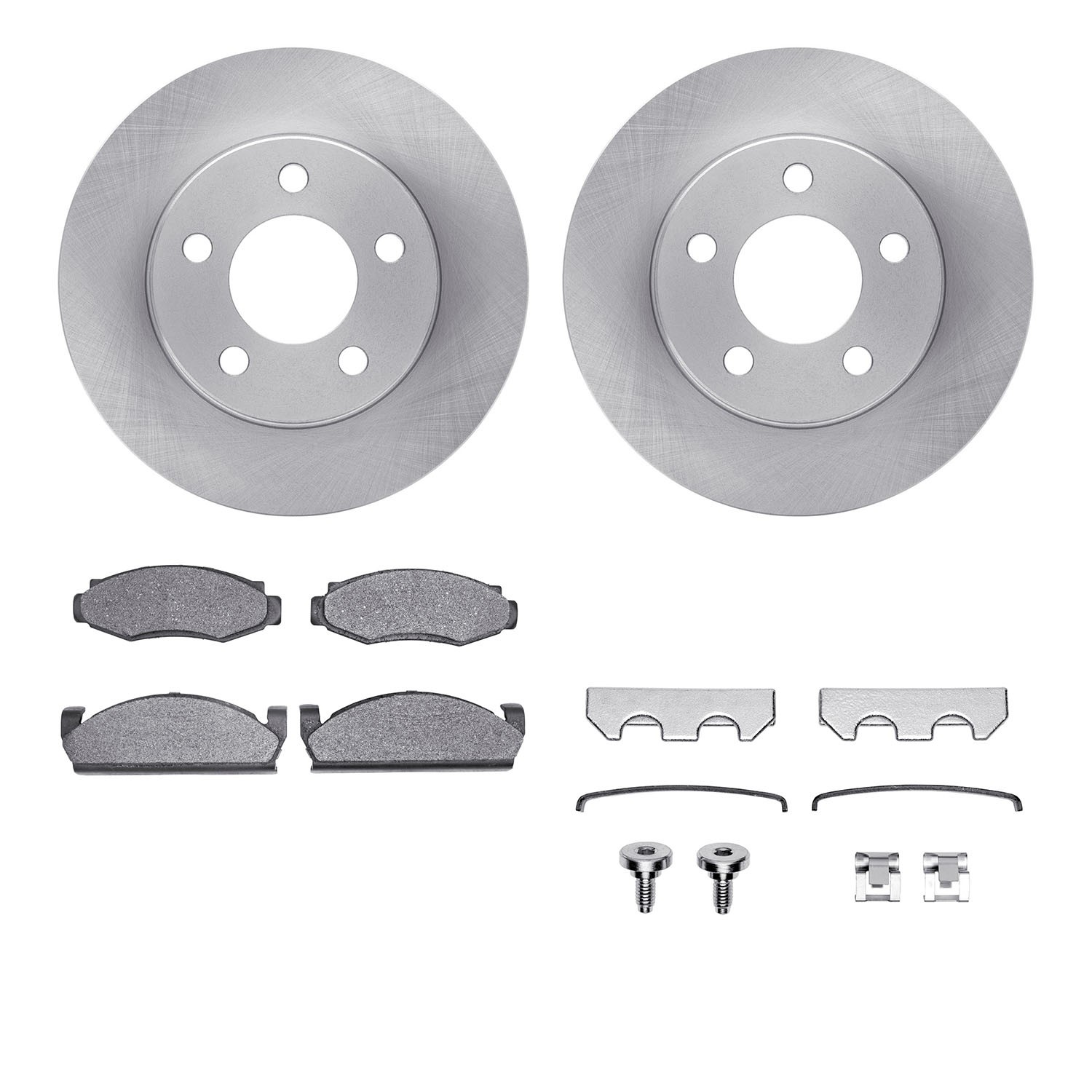 DFC Brake Rotor- HD Brake Pad - Hardware