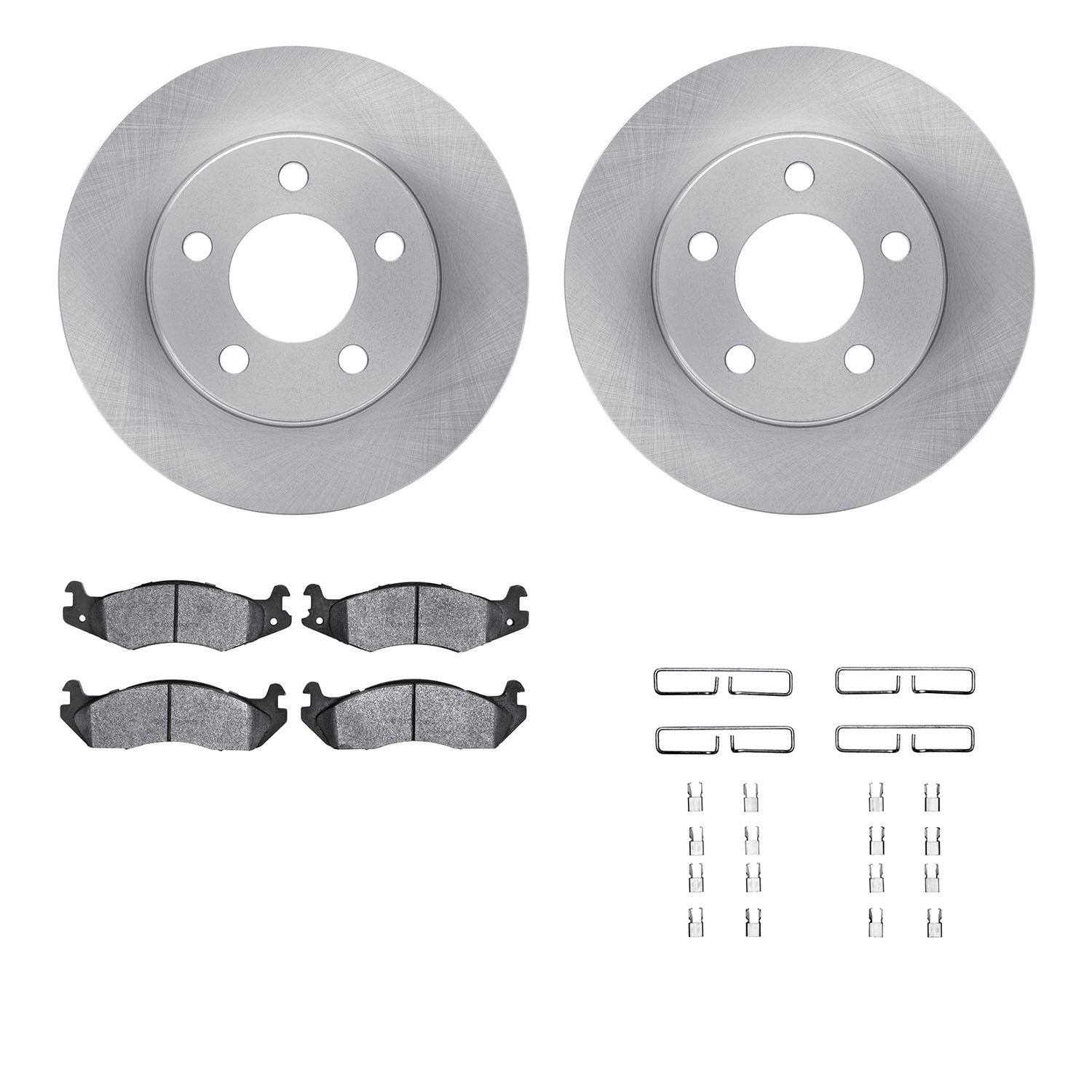 DFC Brake Rotor- HD Brake Pad - Hardware