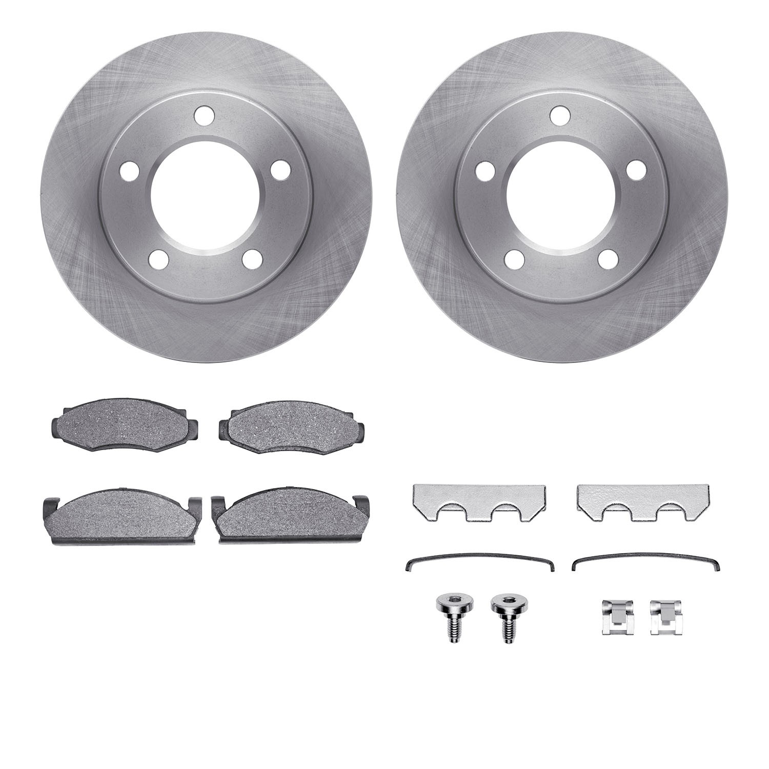 DFC Brake Rotor- HD Brake Pad - Hardware