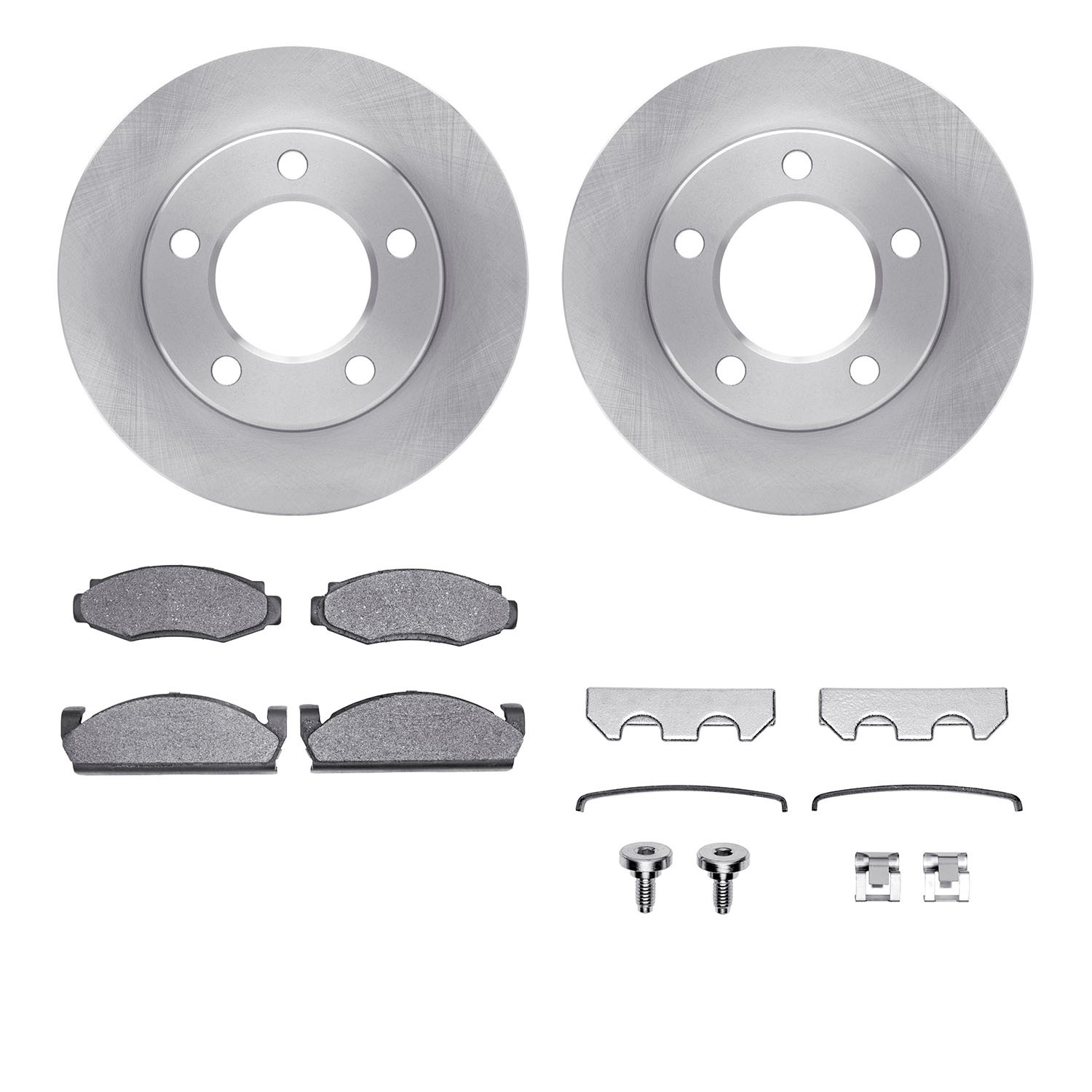 DFC Brake Rotor- HD Brake Pad - Hardware