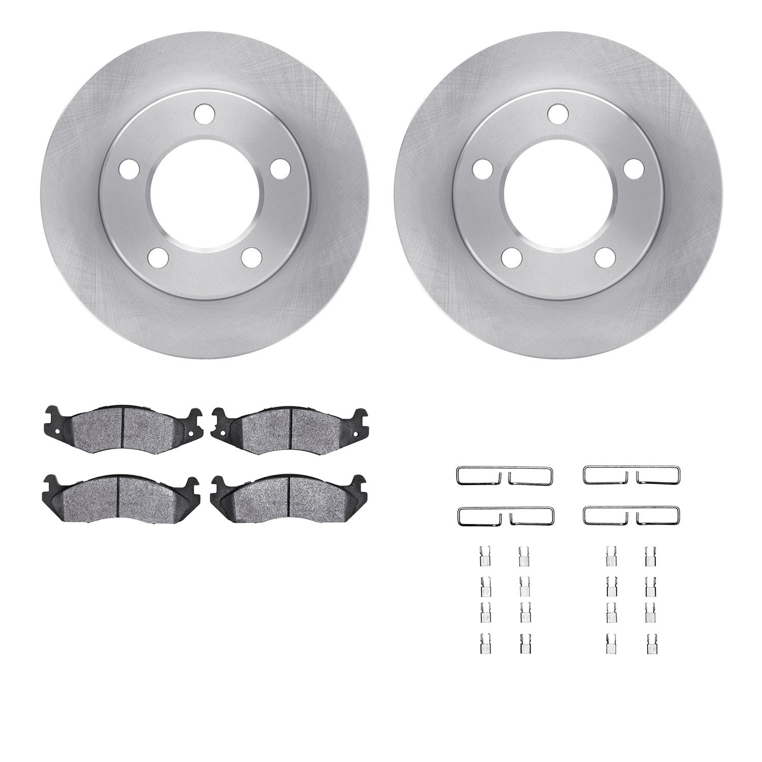 DFC Brake Rotor- HD Brake Pad - Hardware