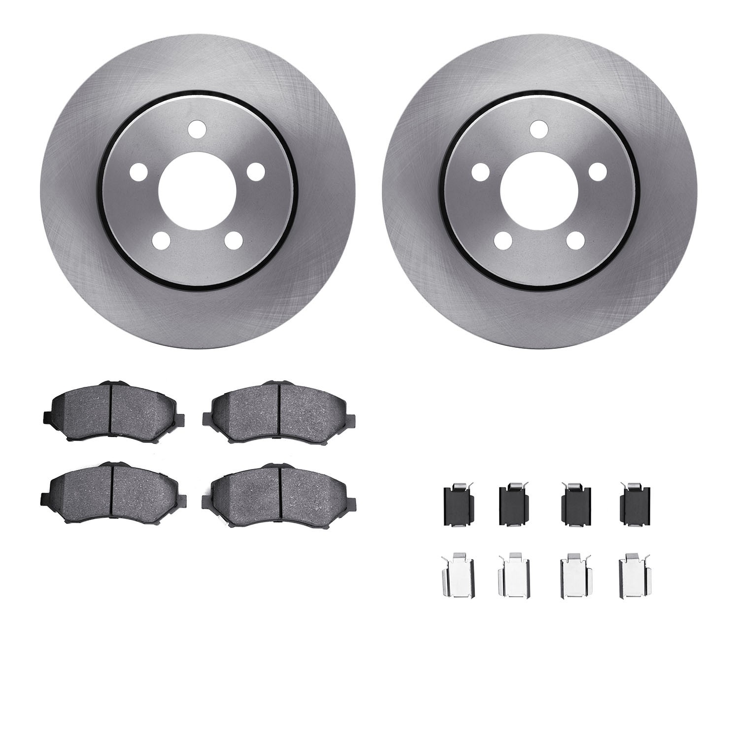 DFC Brake Rotor- HD Brake Pad - Hardware