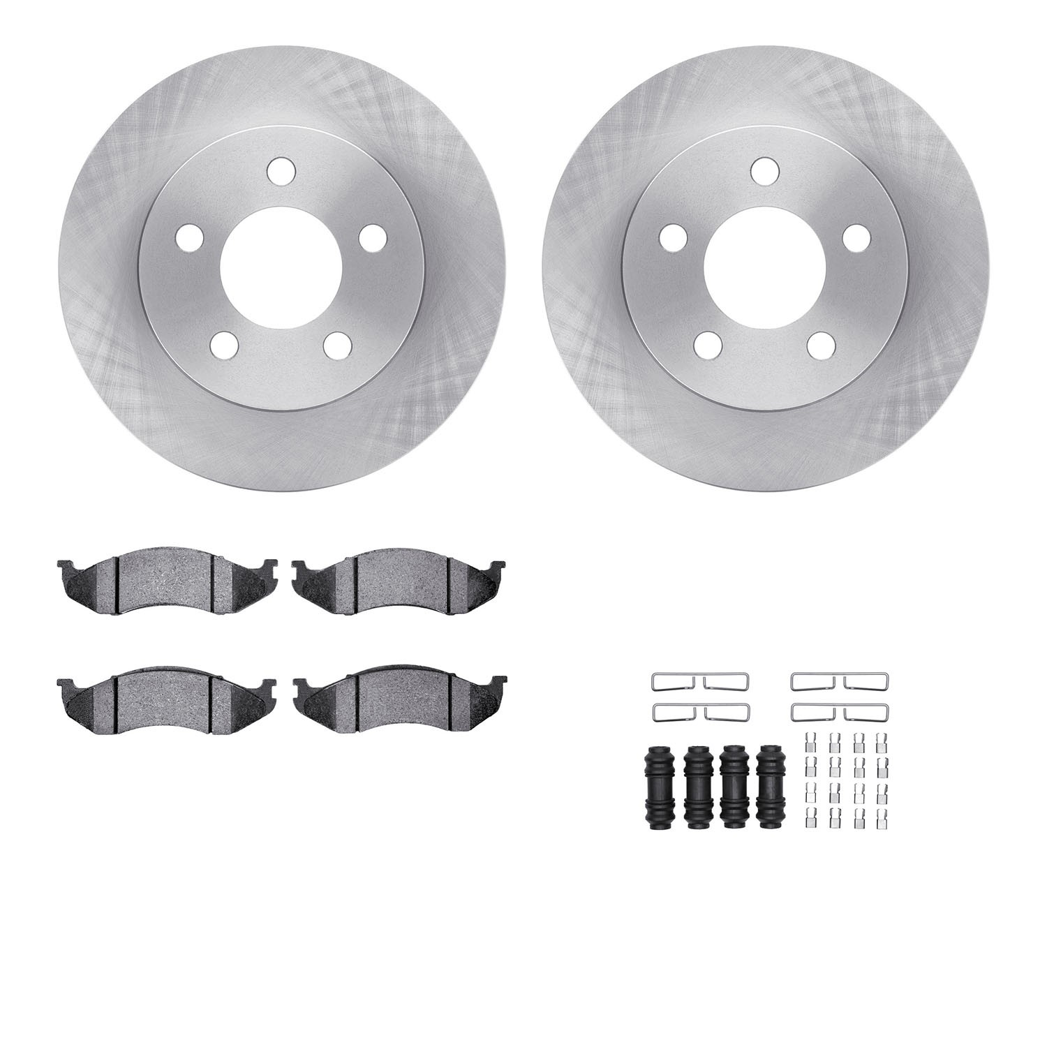 DFC Brake Rotor- HD Brake Pad - Hardware