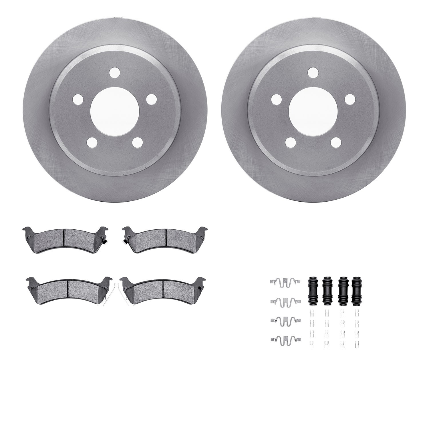 DFC Brake Rotor- HD Brake Pad - Hardware