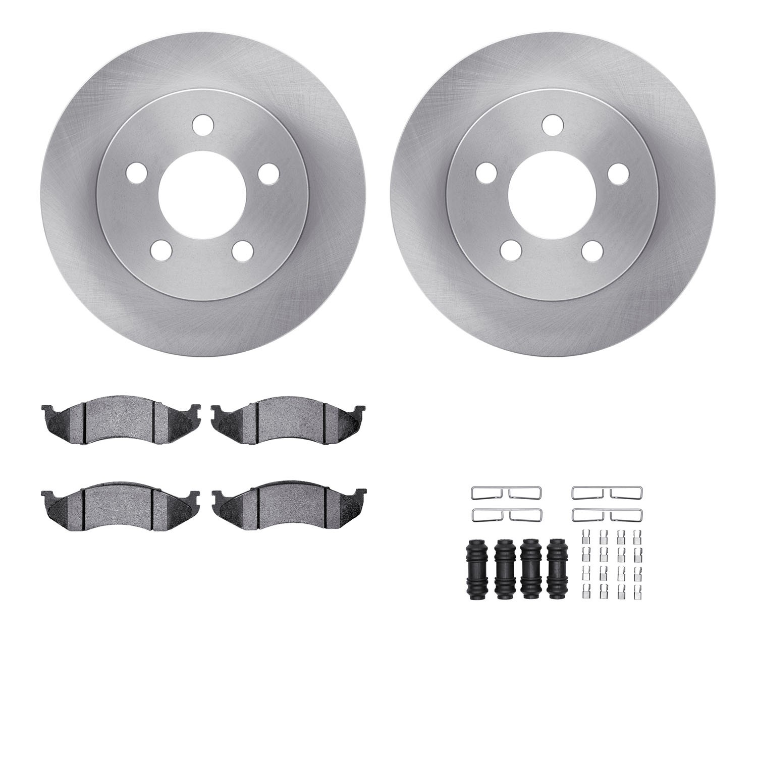 DFC Brake Rotor- HD Brake Pad - Hardware