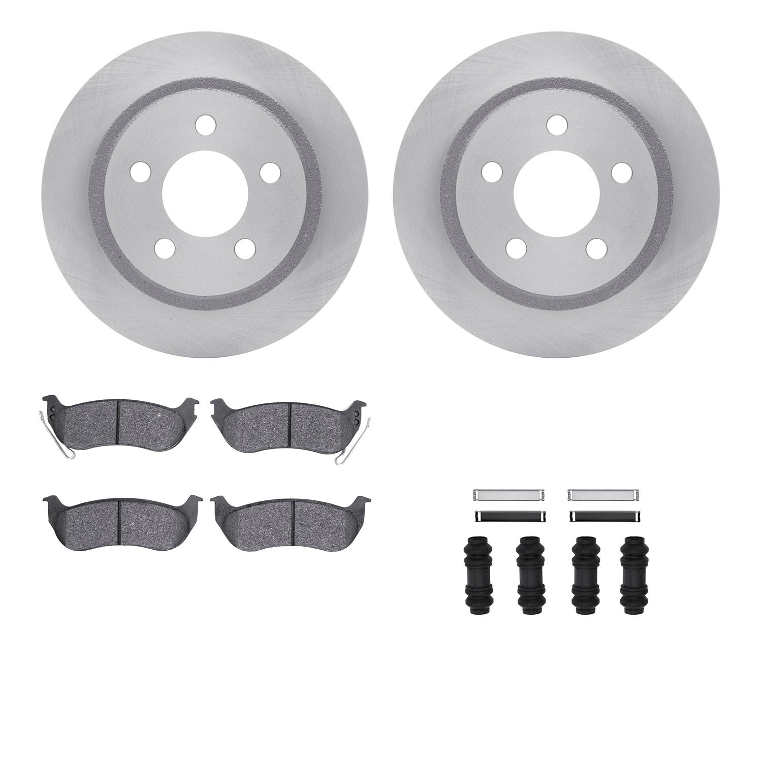 DFC Brake Rotor- HD Brake Pad - Hardware