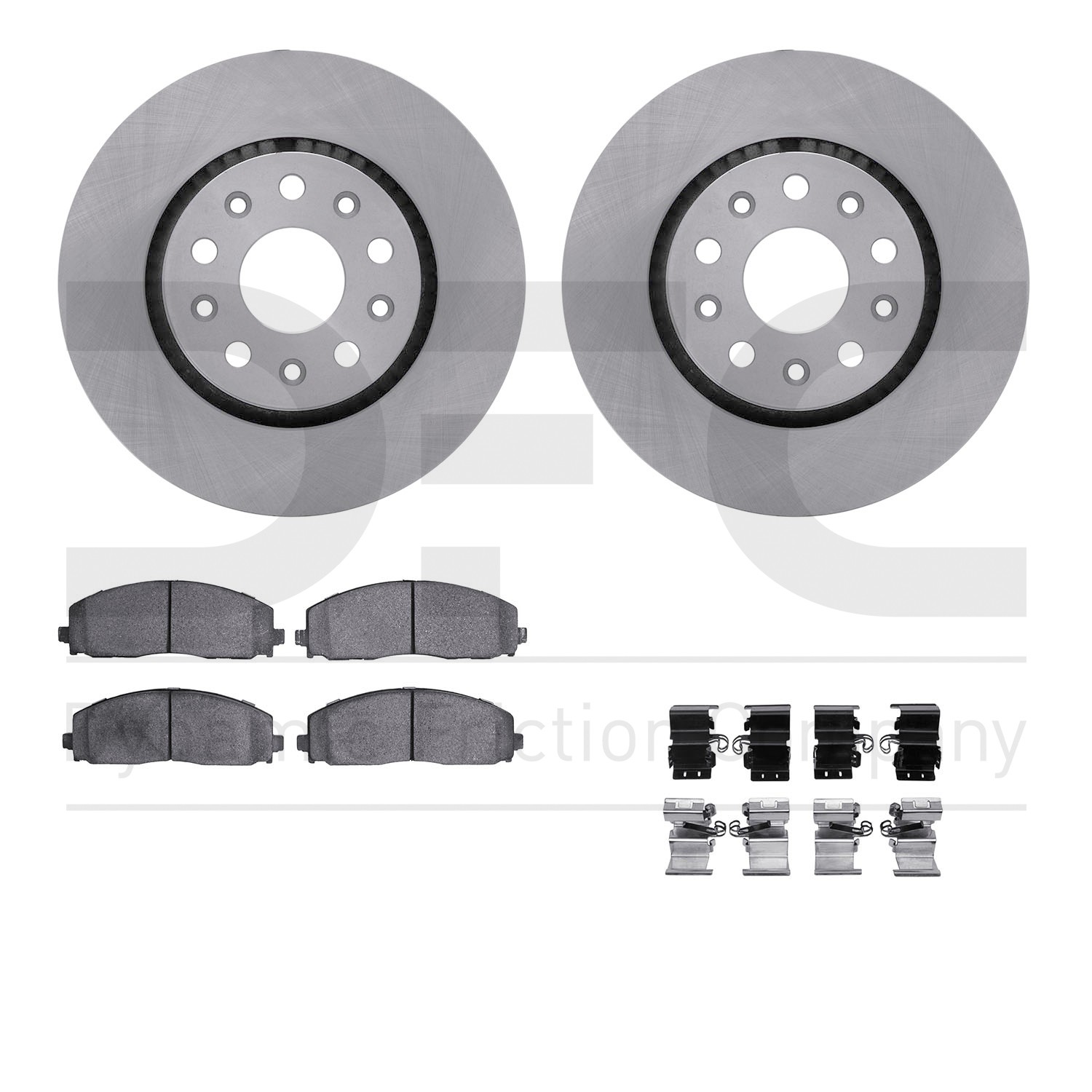 DFC Brake Rotor- HD Brake Pad - Hardware
