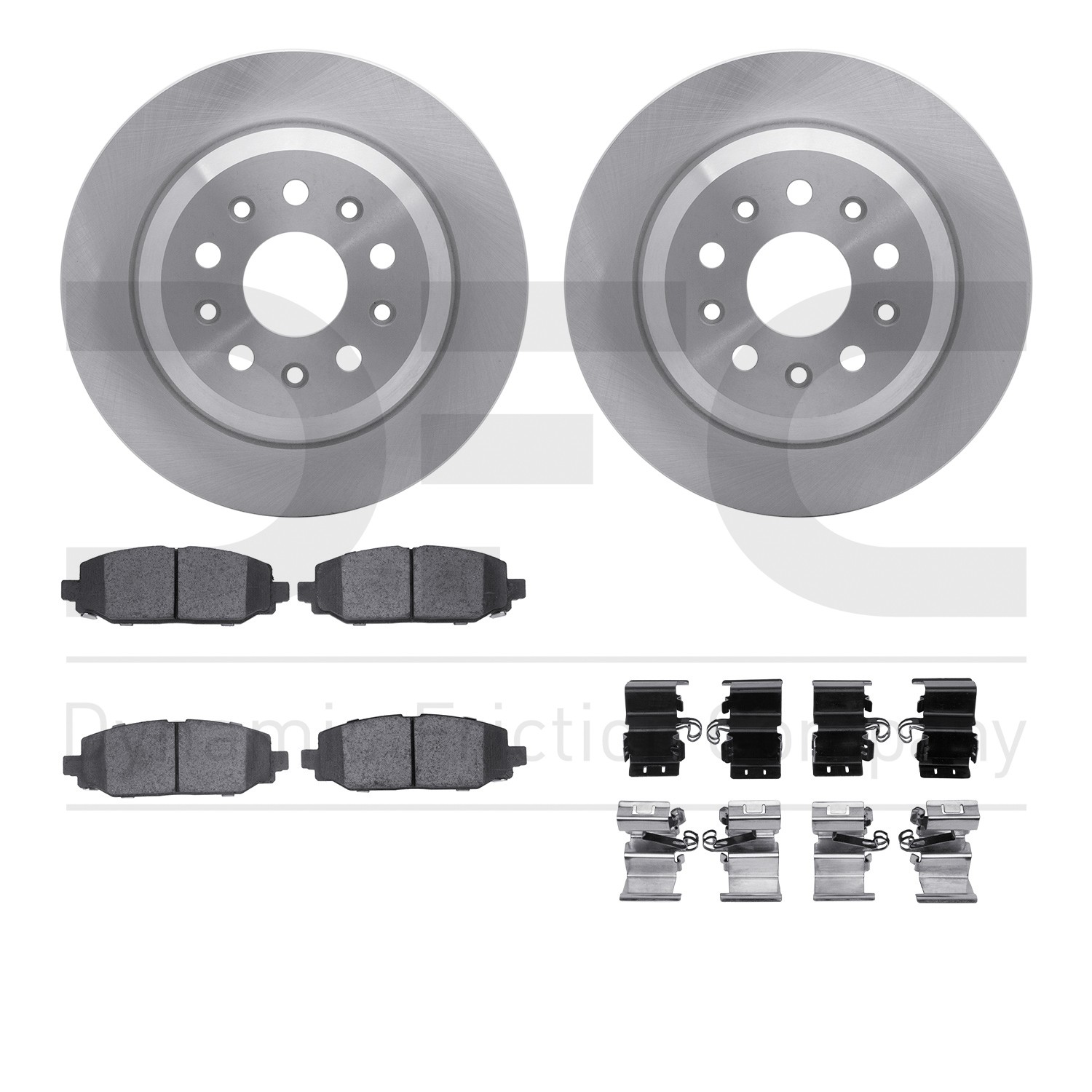 DFC Brake Rotor- HD Brake Pad - Hardware