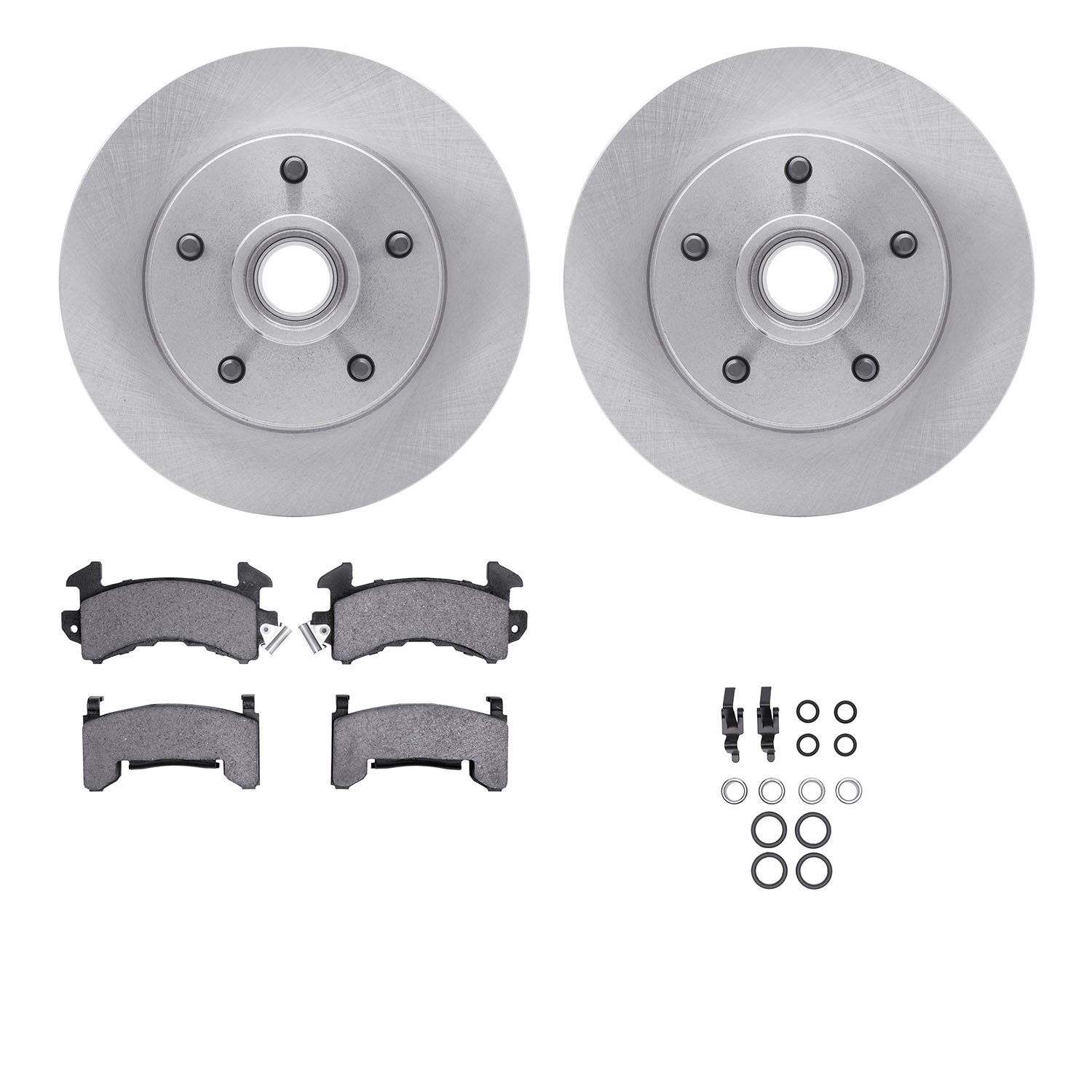 DFC Brake Rotor- HD Brake Pad - Hardware