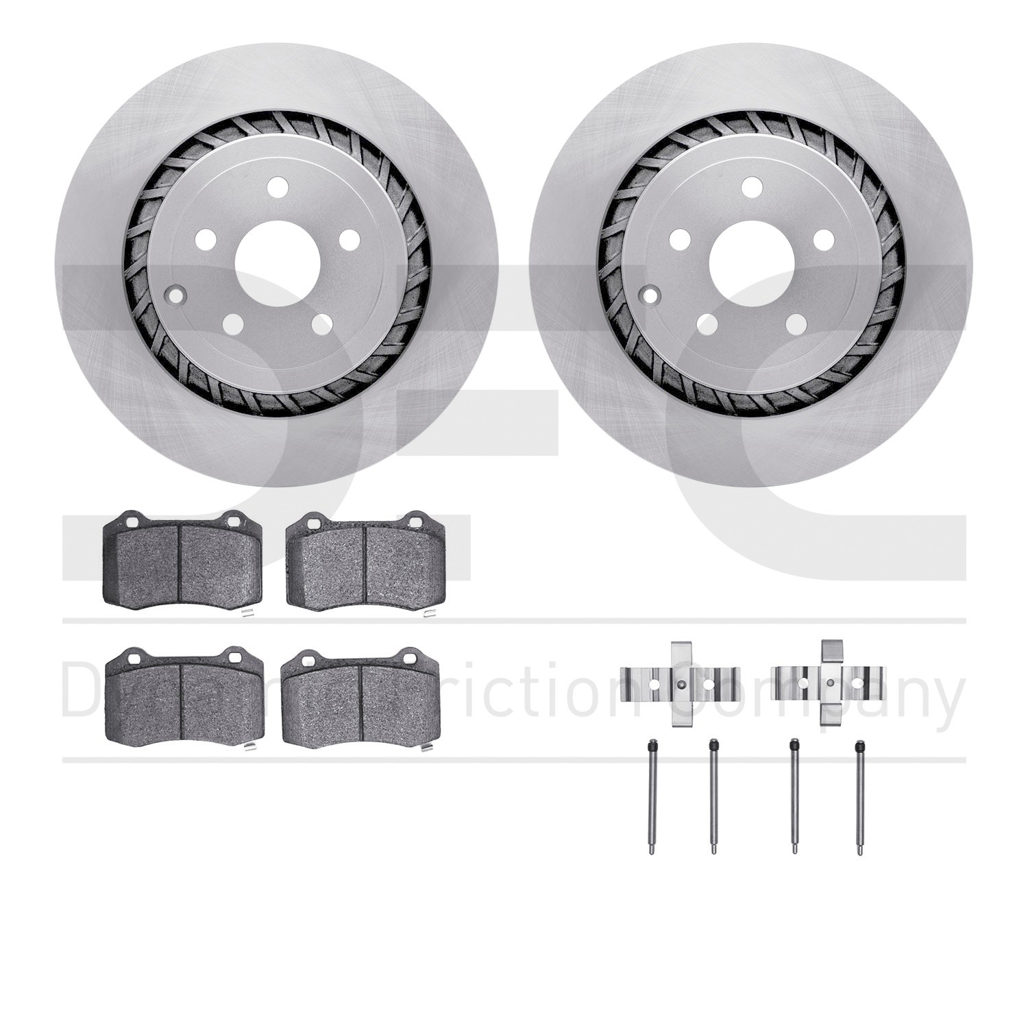 DFC Brake Rotor- HD Brake Pad - Hardware