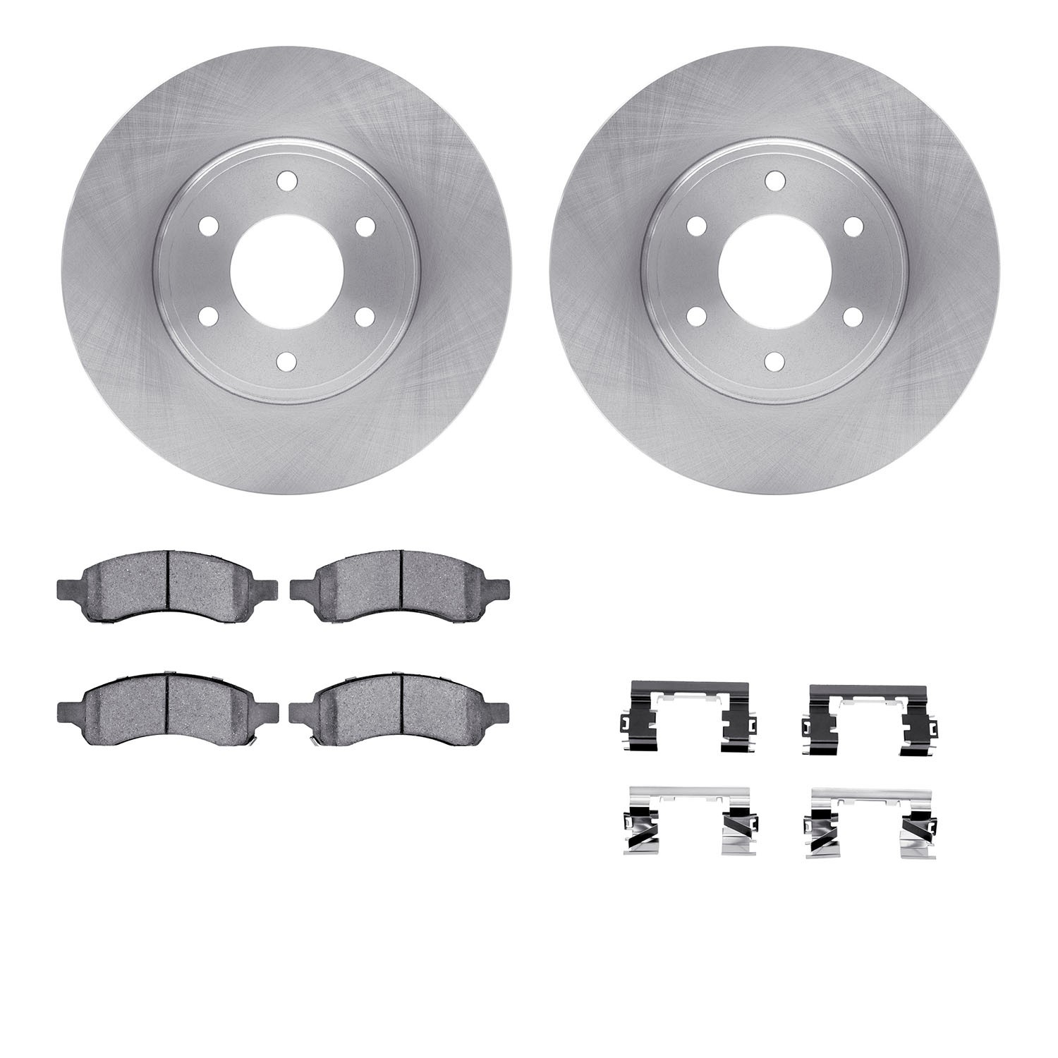 DFC Brake Rotor- HD Brake Pad - Hardware