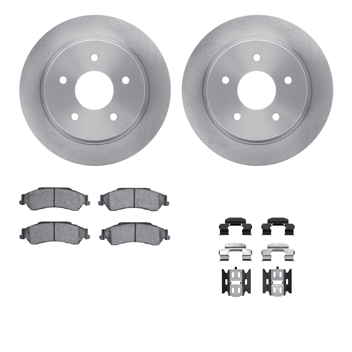 DFC Brake Rotor- HD Brake Pad - Hardware