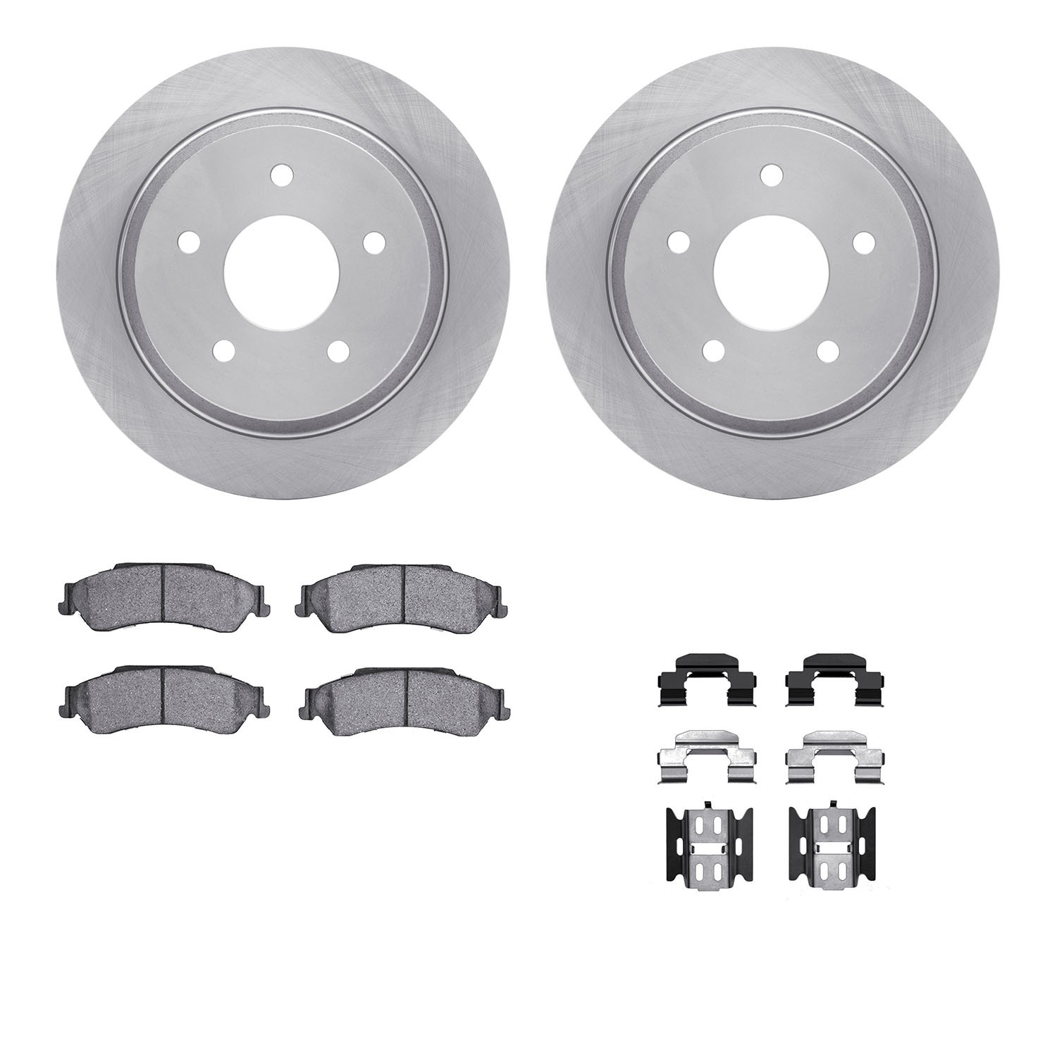 DFC Brake Rotor- HD Brake Pad - Hardware