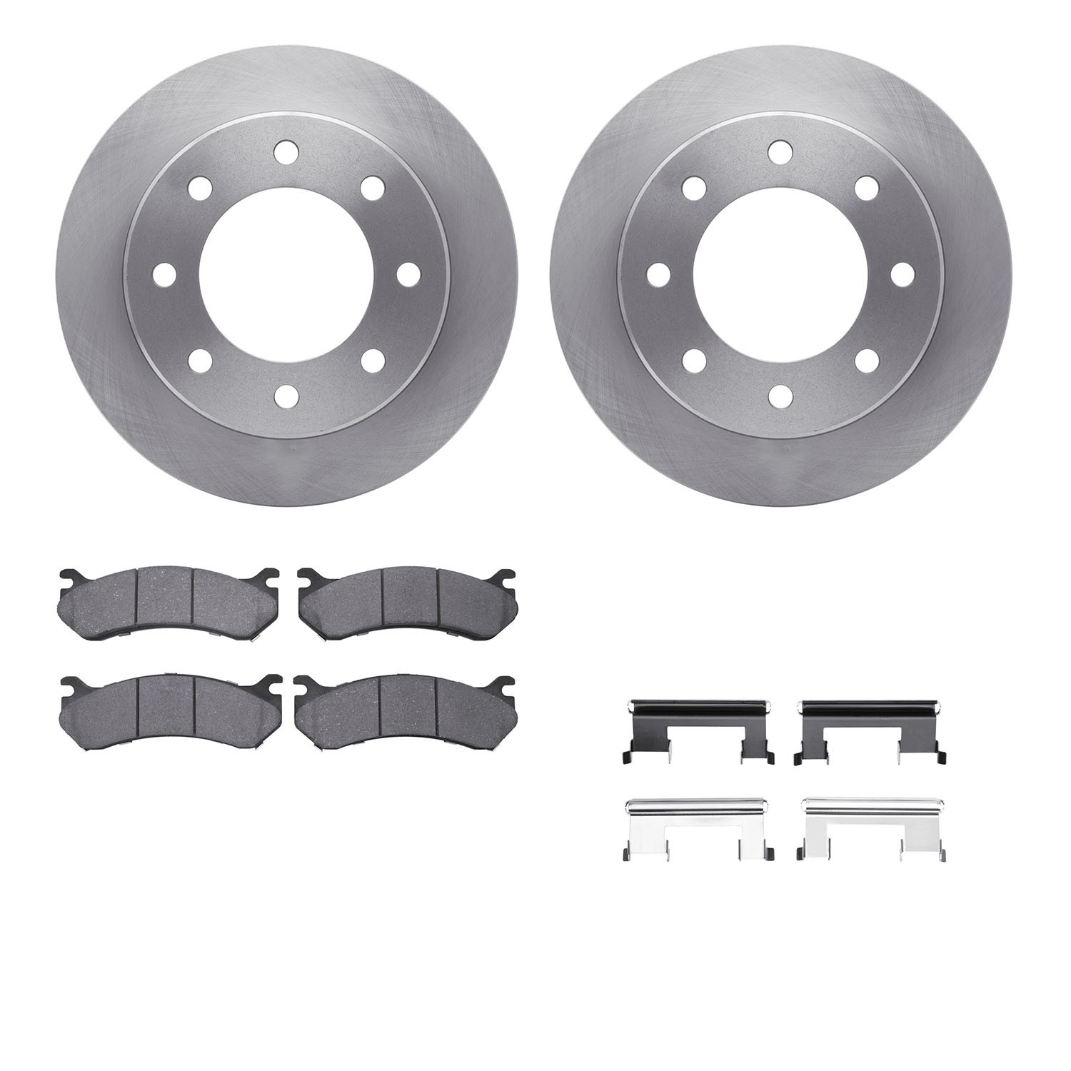 DFC Brake Rotor- HD Brake Pad - Hardware