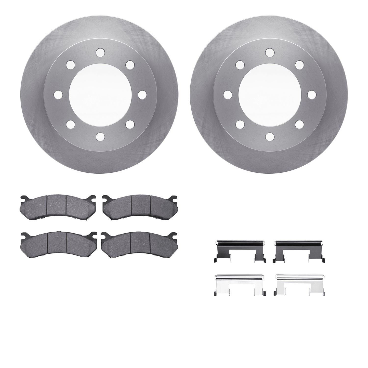 DFC Brake Rotor- HD Brake Pad - Hardware