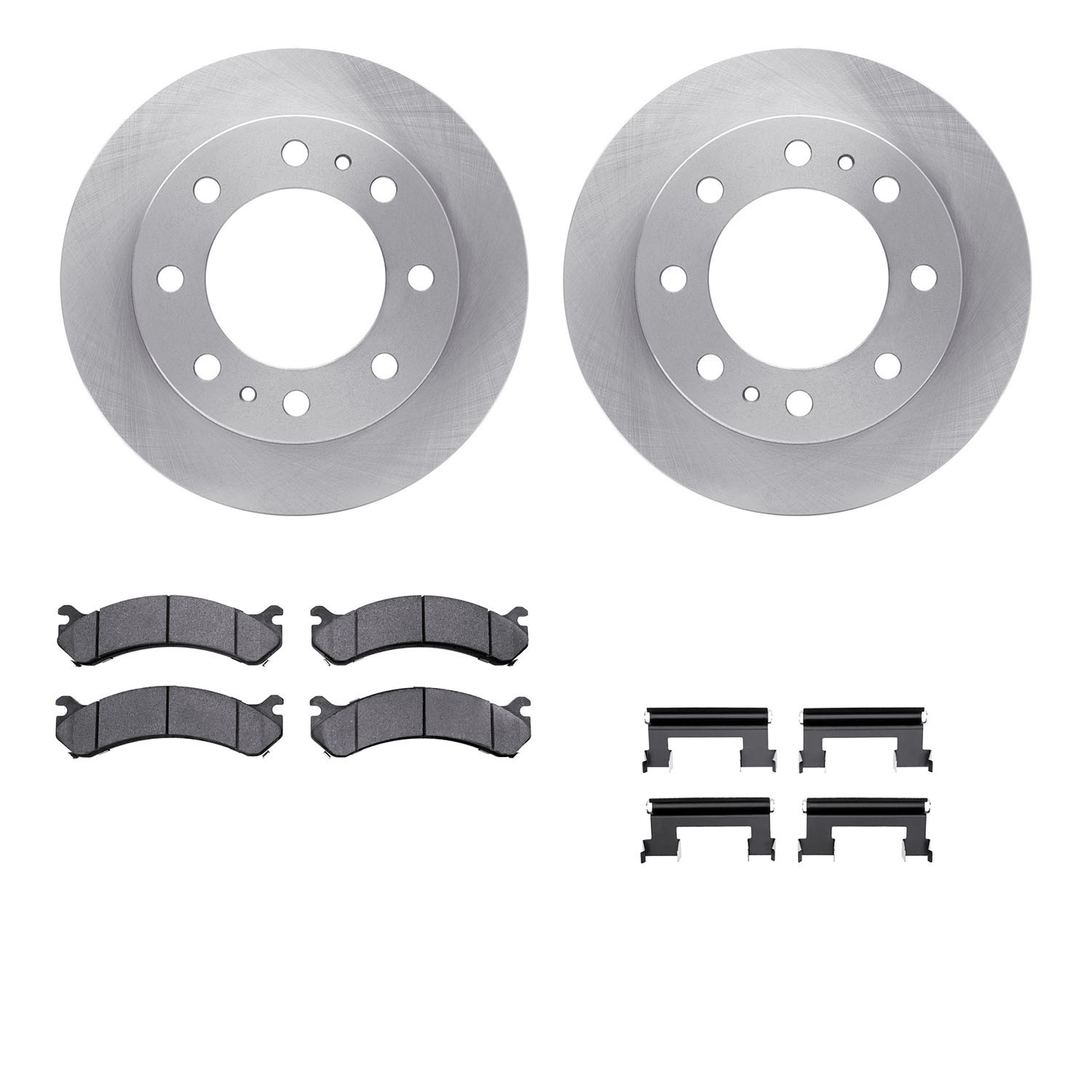 DFC Brake Rotor- HD Brake Pad - Hardware