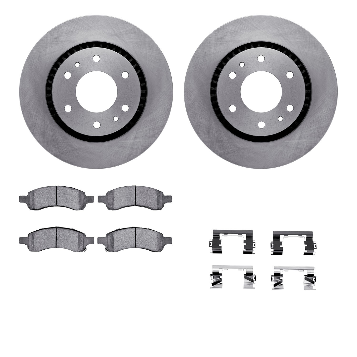 DFC Brake Rotor- HD Brake Pad - Hardware