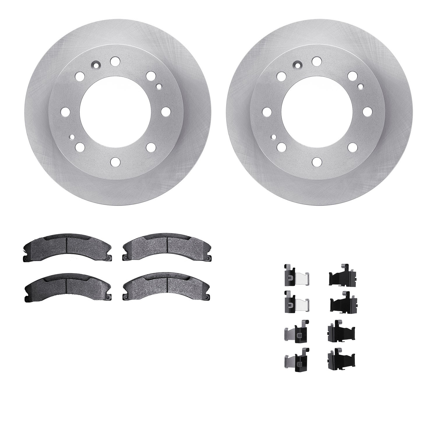 DFC Brake Rotor- HD Brake Pad - Hardware