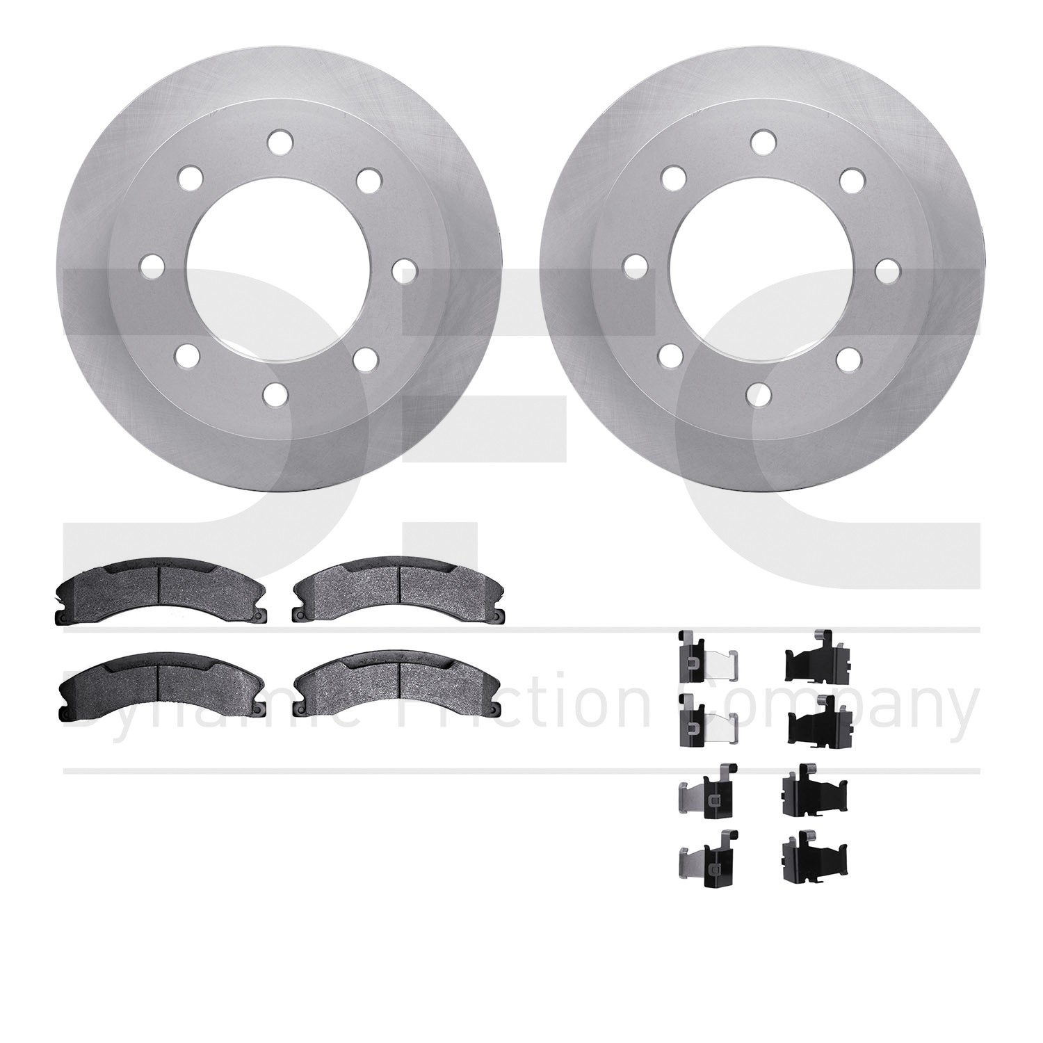 DFC Brake Rotor- HD Brake Pad - Hardware