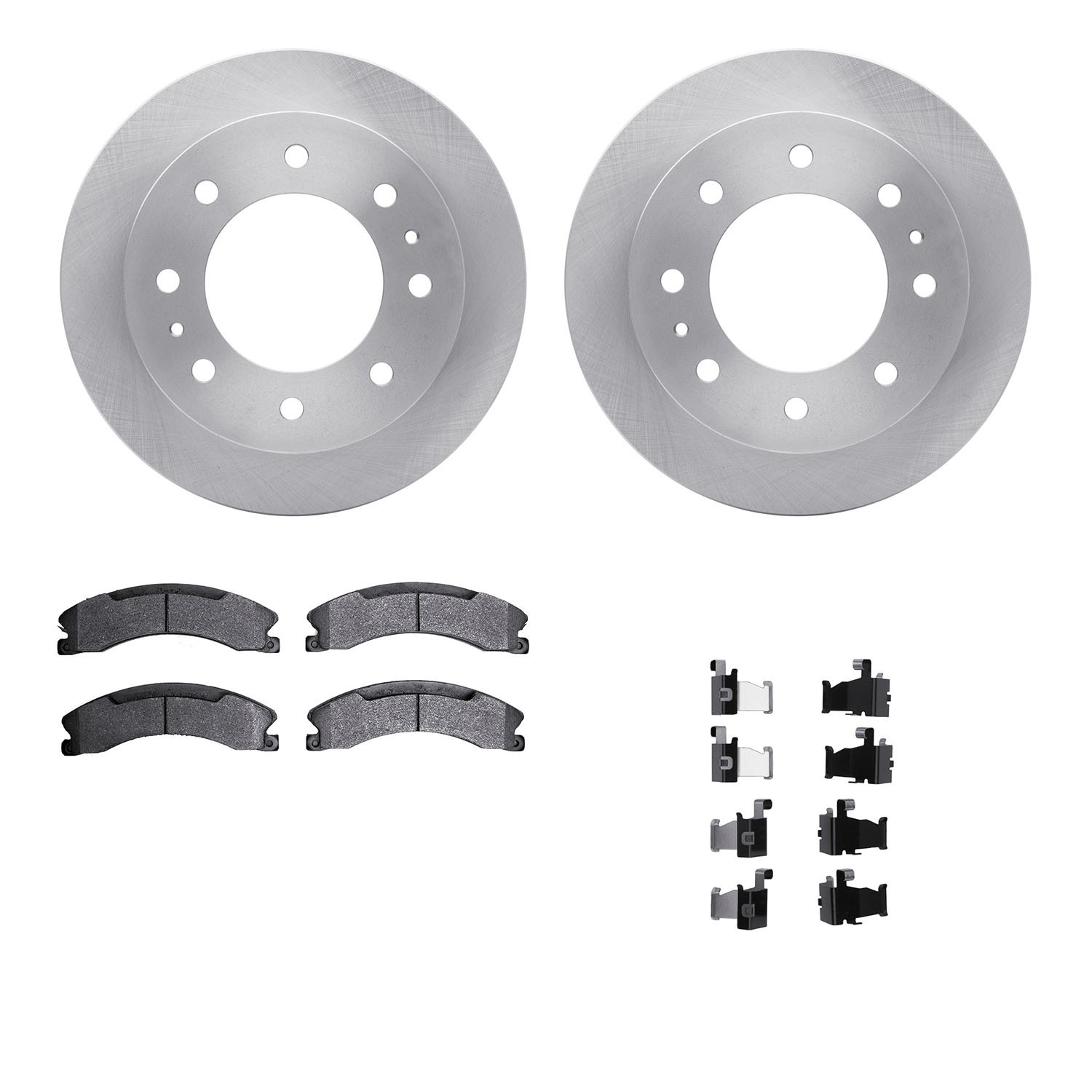 DFC Brake Rotor- HD Brake Pad - Hardware