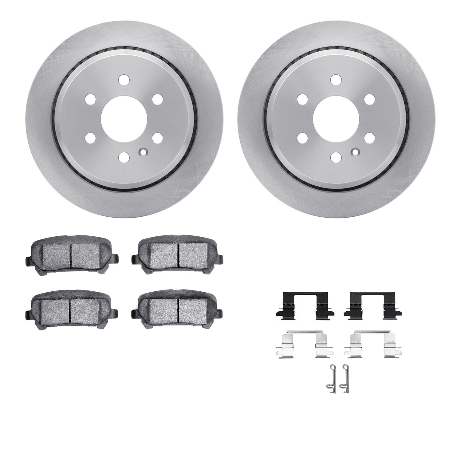 DFC Brake Rotor- HD Brake Pad - Hardware